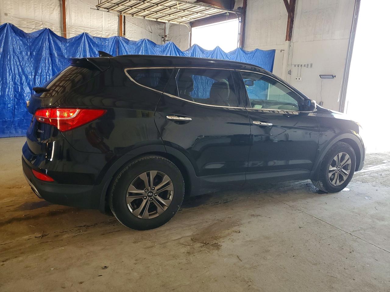 2015 Hyundai Santa Fe Sport 2.4l Black vin: 5XYZU3LB7FG255886