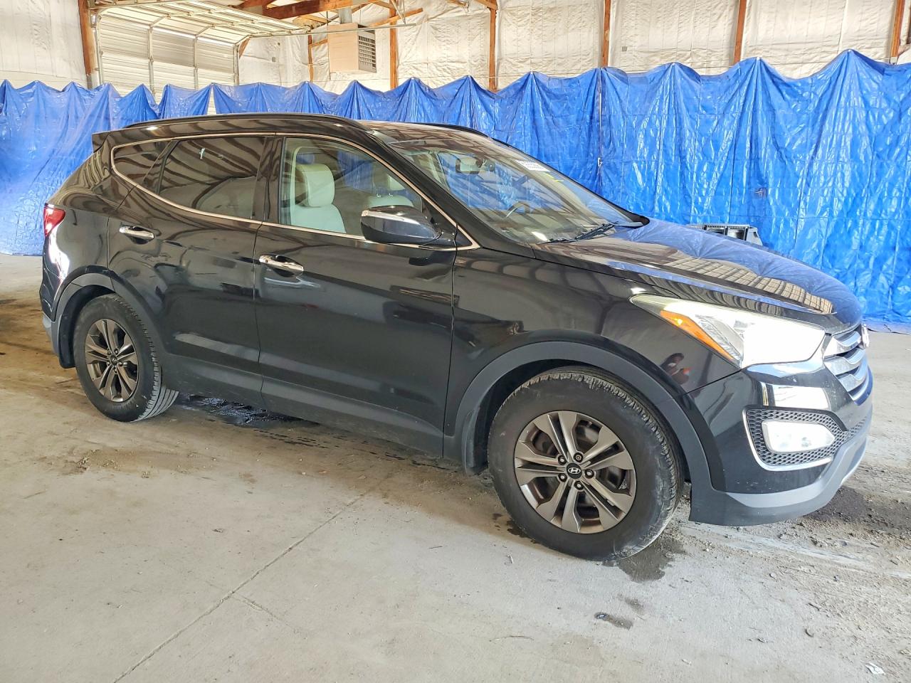 2015 Hyundai Santa Fe Sport 2.4l Black vin: 5XYZU3LB7FG255886