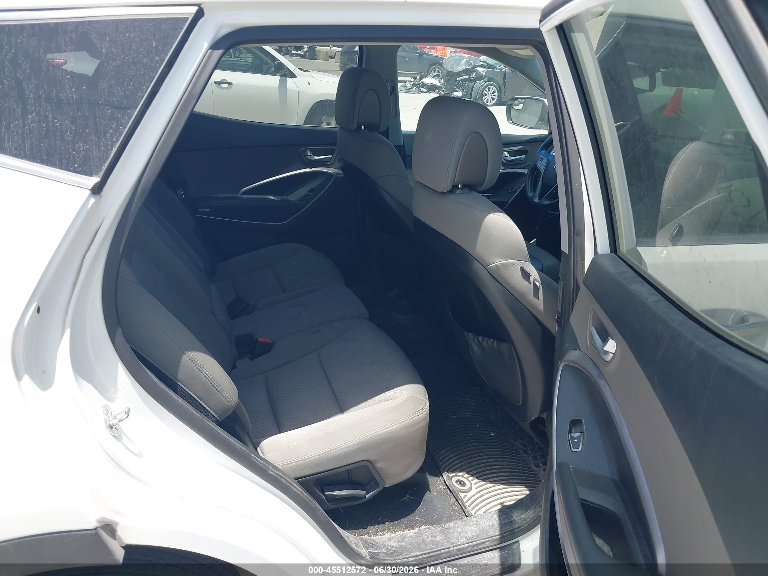 2015 Hyundai Santa Fe Sport 2.4l White vin: 5XYZU3LB7FG264913
