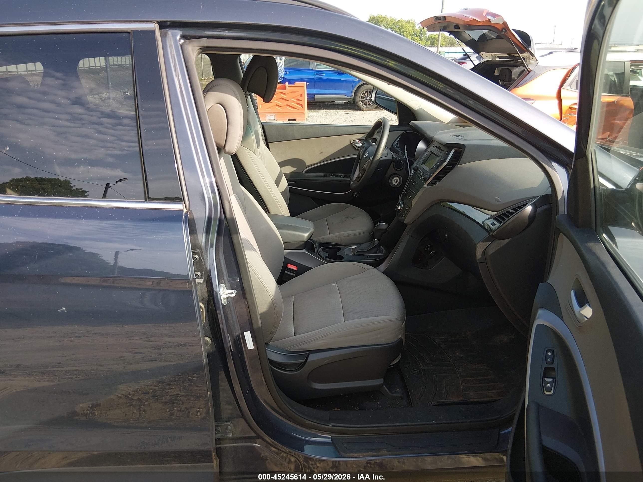 2015 Hyundai Santa Fe Sport 2.4l Gray vin: 5XYZU3LB7FG284059