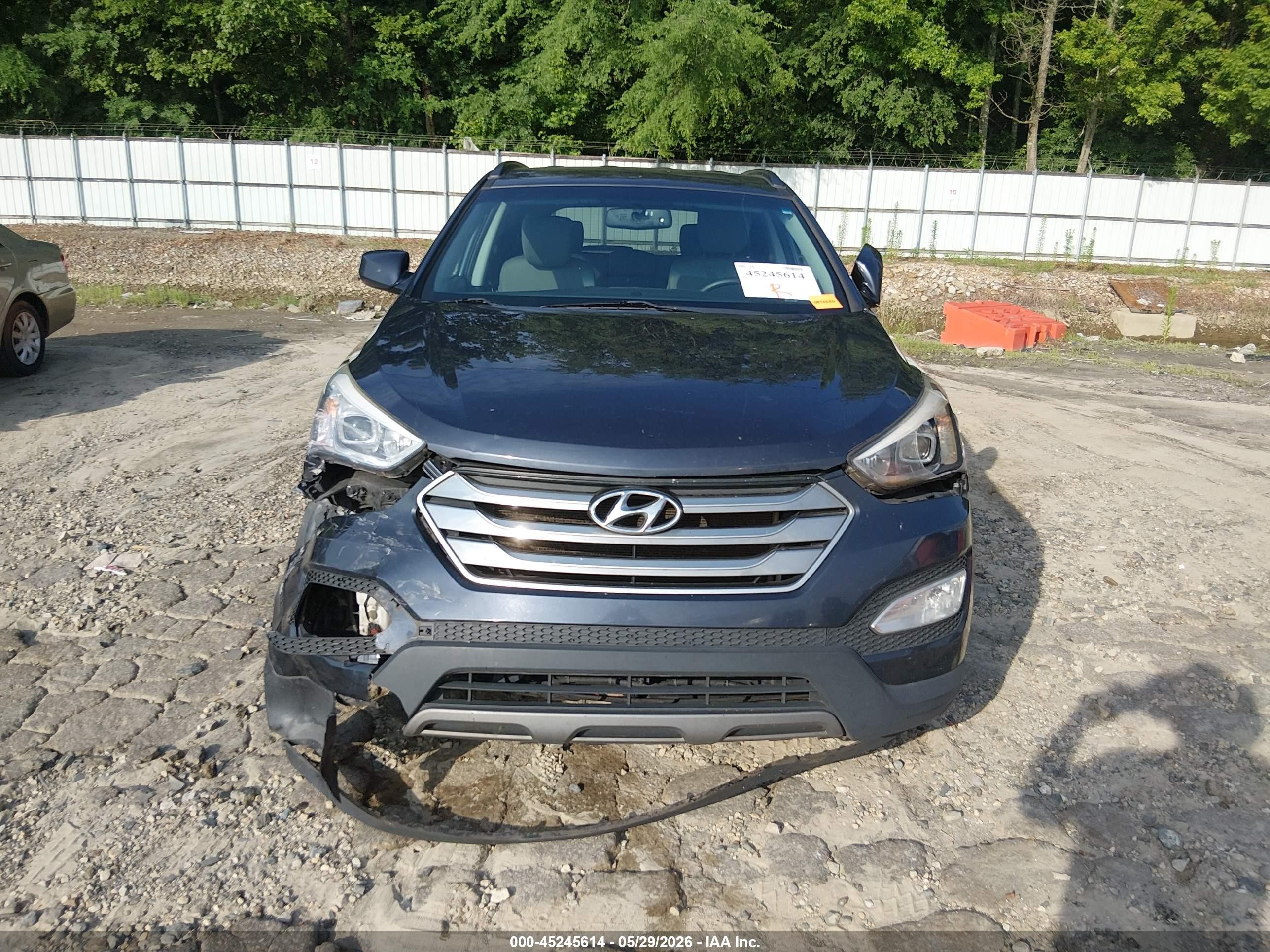 2015 Hyundai Santa Fe Sport 2.4l Gray vin: 5XYZU3LB7FG284059