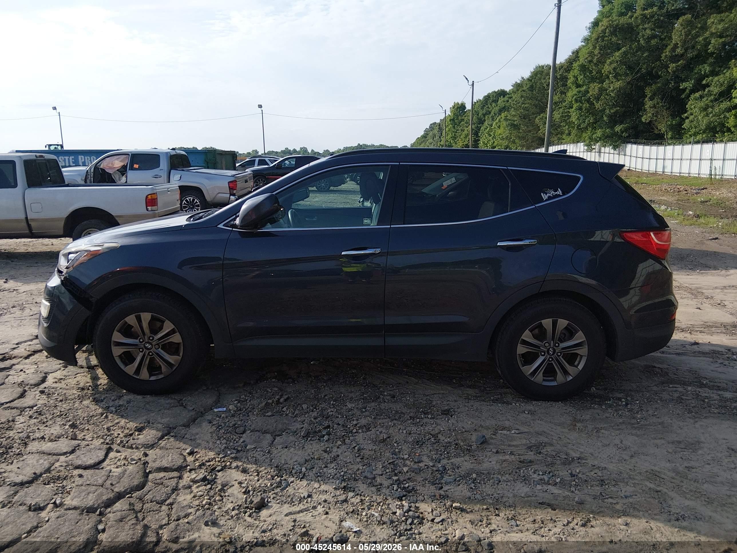 2015 Hyundai Santa Fe Sport 2.4l Gray vin: 5XYZU3LB7FG284059