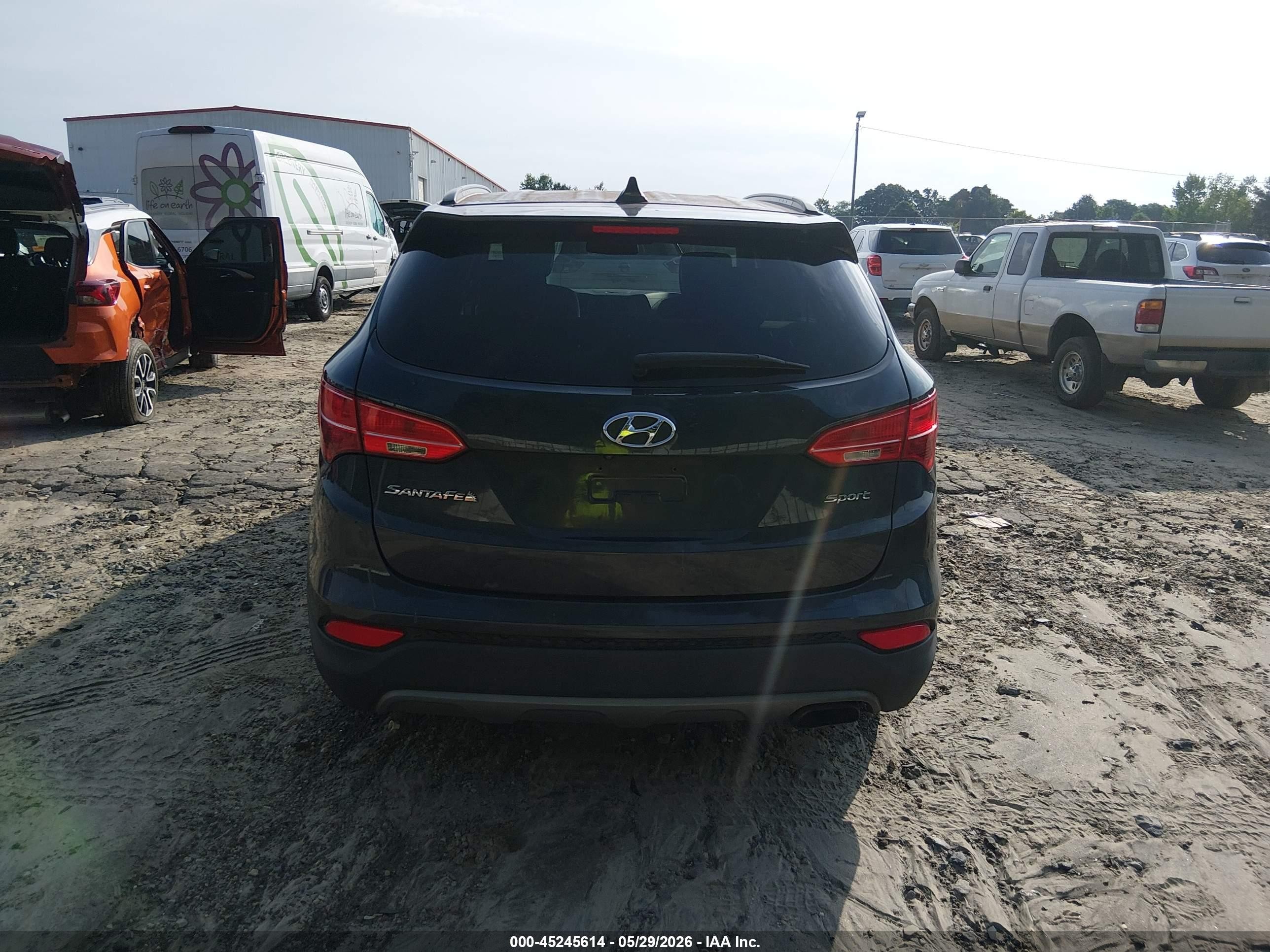 2015 Hyundai Santa Fe Sport 2.4l Gray vin: 5XYZU3LB7FG284059