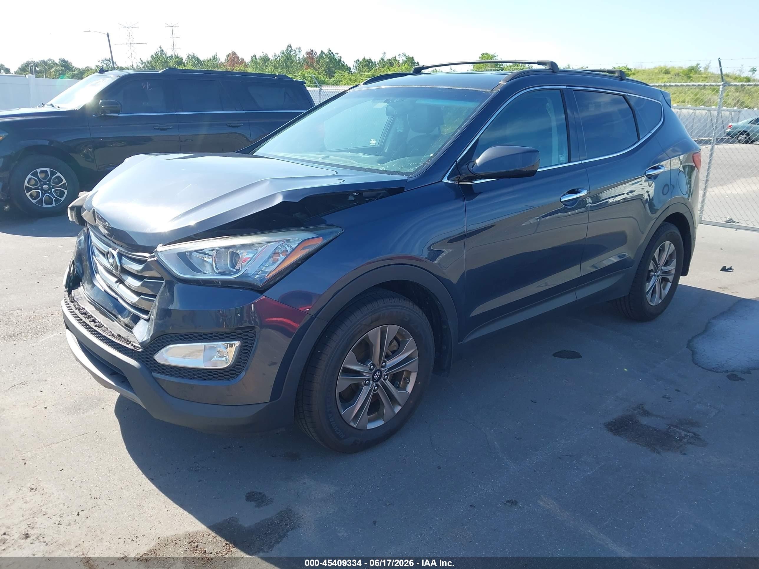 2015 Hyundai Santa Fe Sport 2.4l Gray vin: 5XYZU3LB7FG288063