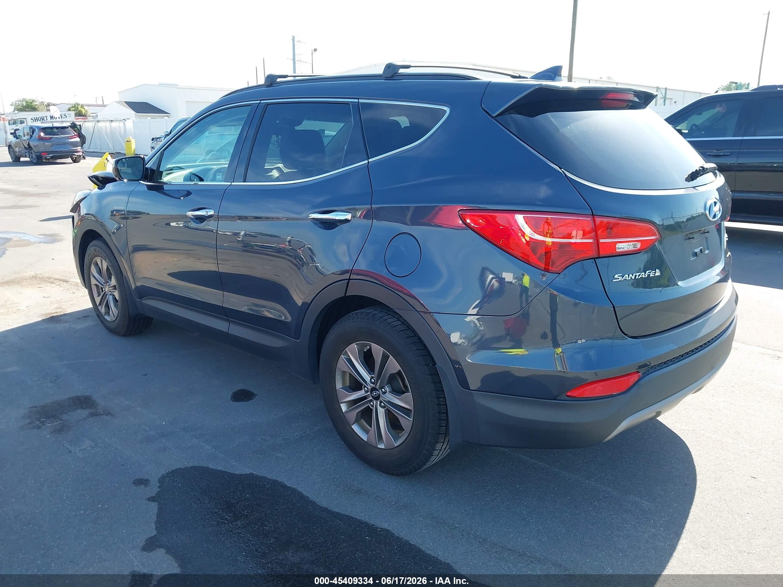 2015 Hyundai Santa Fe Sport 2.4l Gray vin: 5XYZU3LB7FG288063