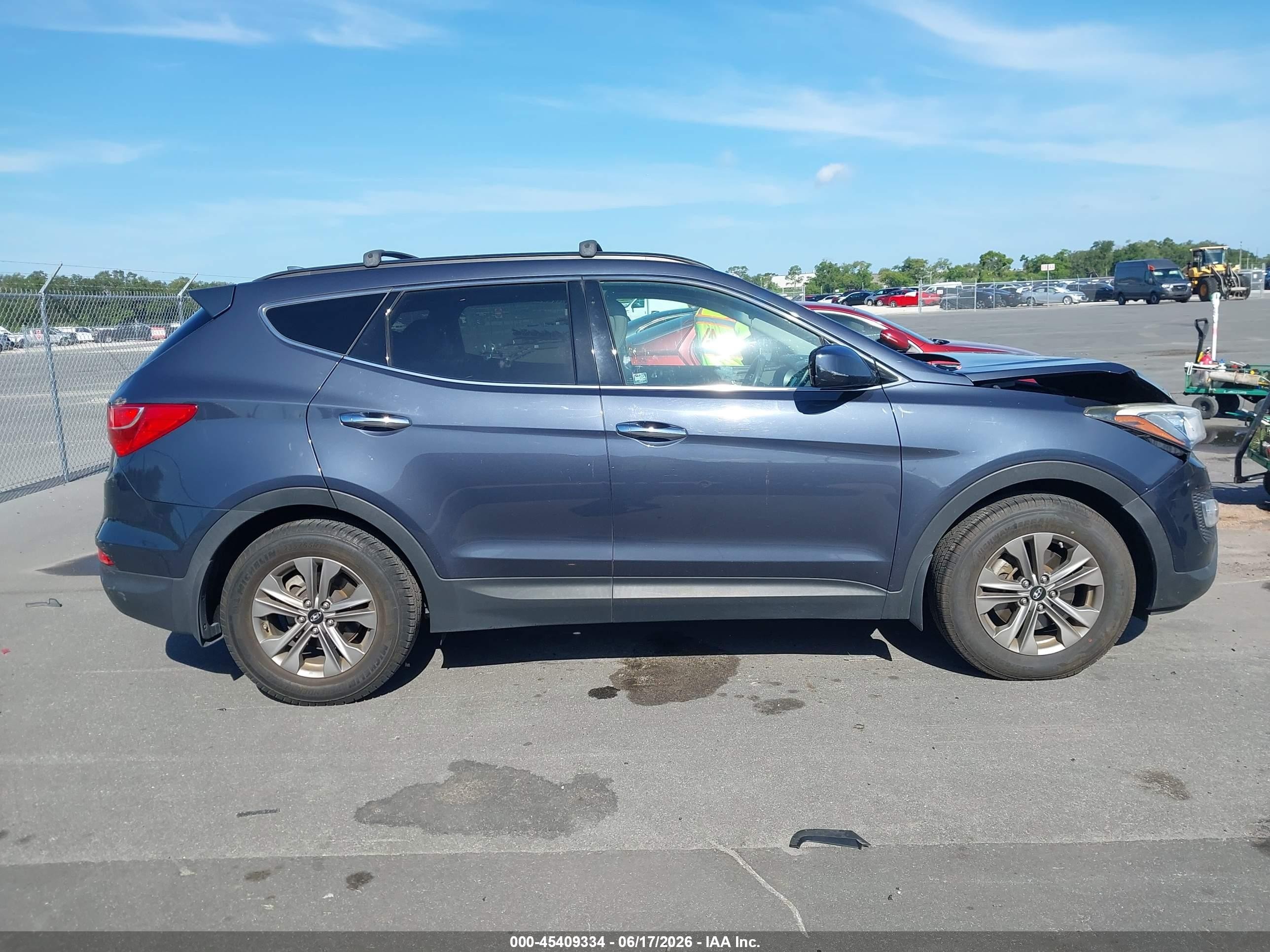 2015 Hyundai Santa Fe Sport 2.4l Gray vin: 5XYZU3LB7FG288063