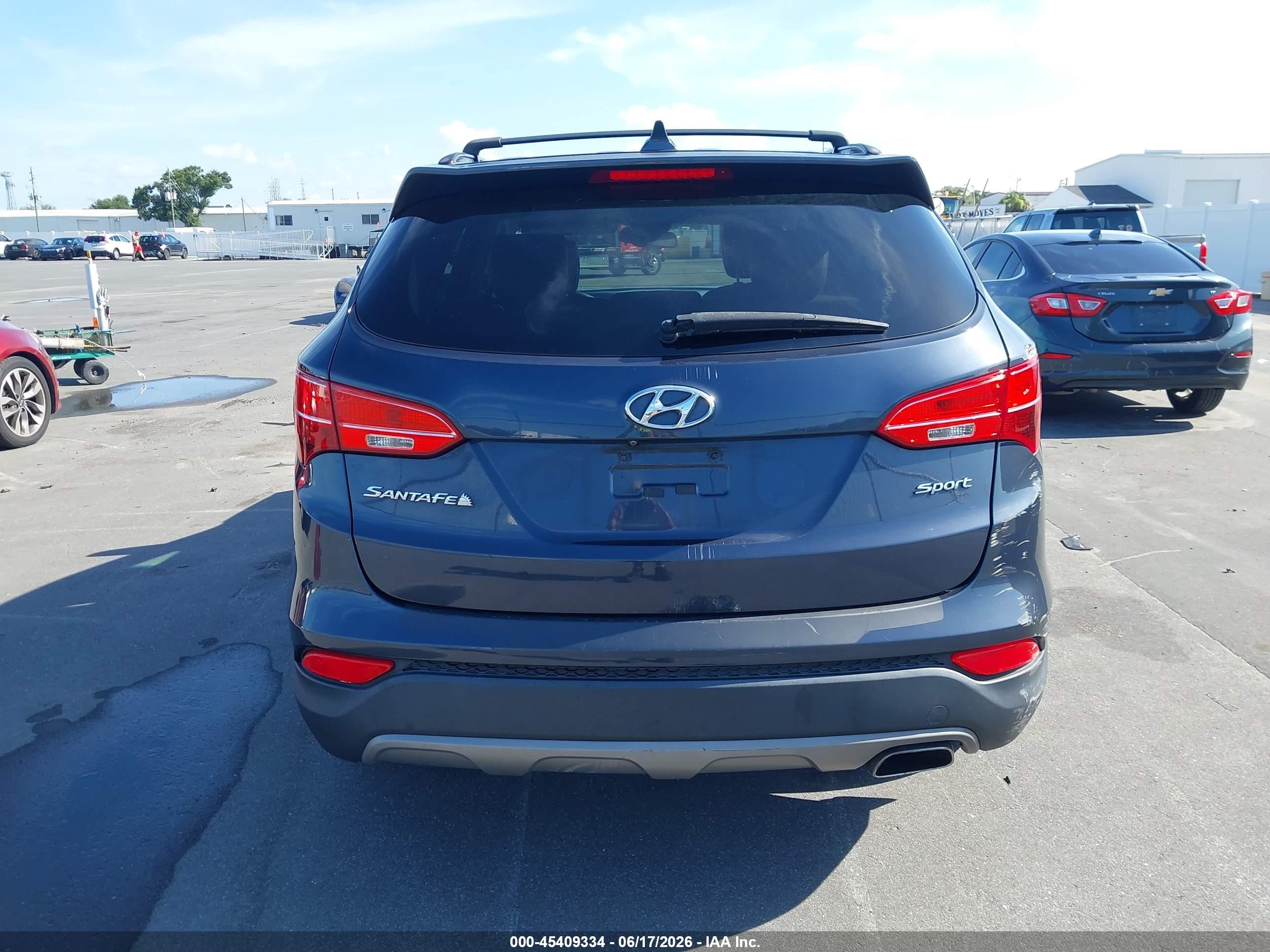2015 Hyundai Santa Fe Sport 2.4l Gray vin: 5XYZU3LB7FG288063