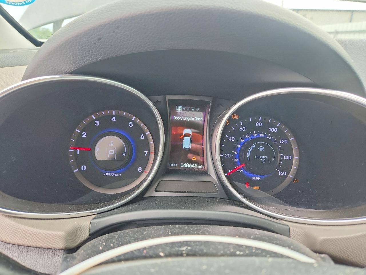2015 Hyundai Santa Fe Sport 2.4l Gray vin: 5XYZU3LB7FG289391