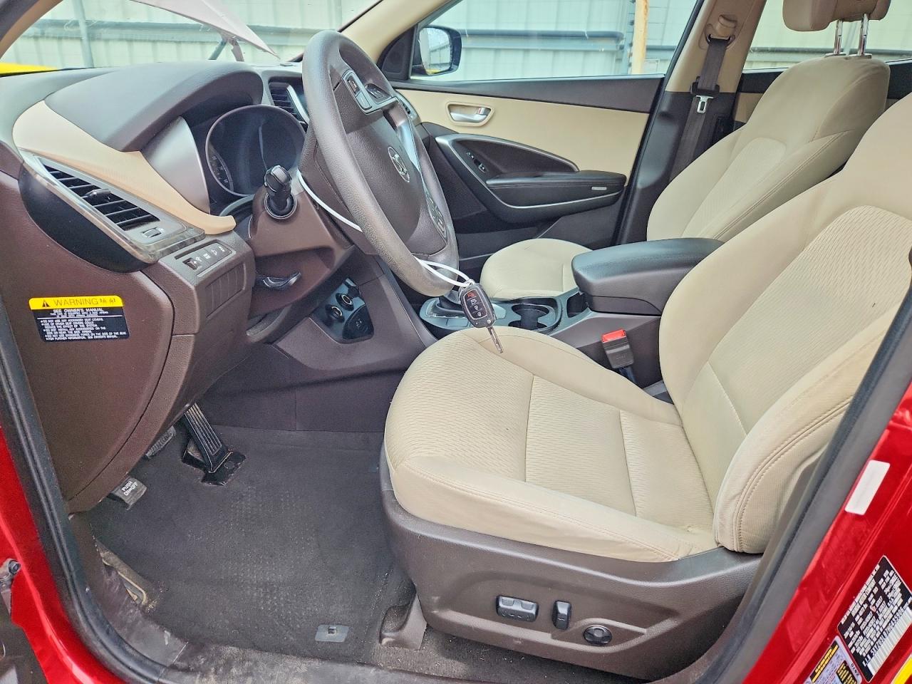 2017 Hyundai Santa Fe Sport 2.4l Red vin: 5XYZU3LB7HG435906