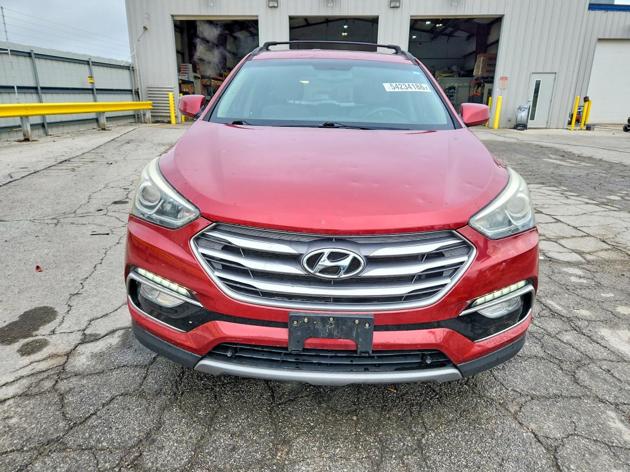 2017 Hyundai Santa Fe Sport 2.4l Red vin: 5XYZU3LB7HG435906