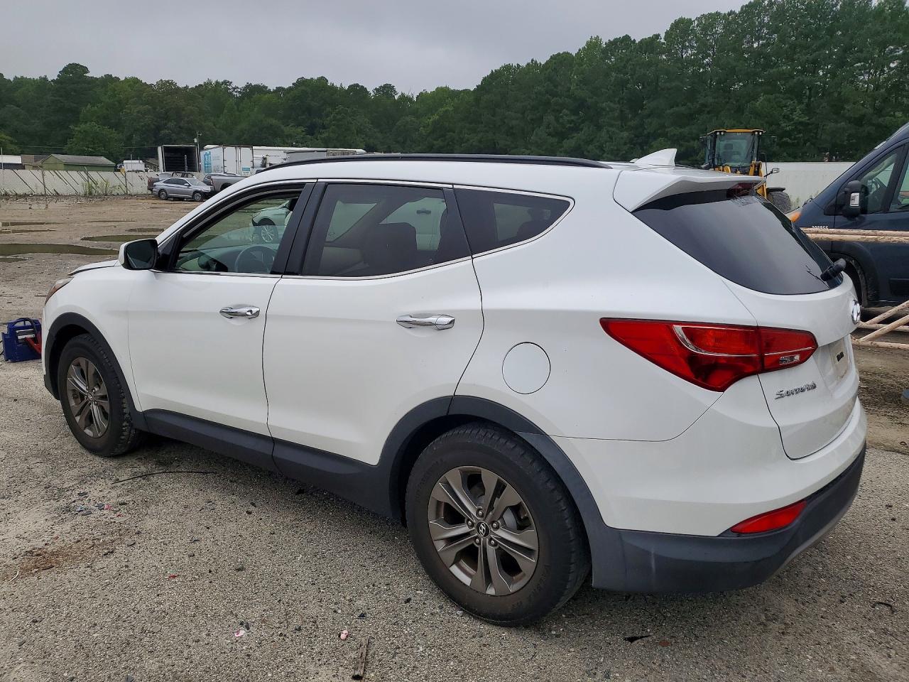 2013 Hyundai Santa Fe Sport 2.4l White vin: 5XYZU3LB8DG033970