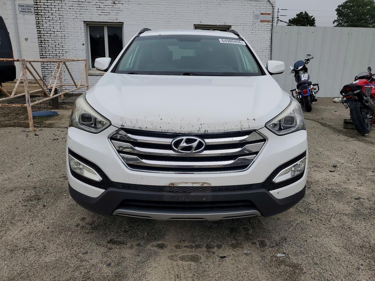 2013 Hyundai Santa Fe Sport 2.4l White vin: 5XYZU3LB8DG033970