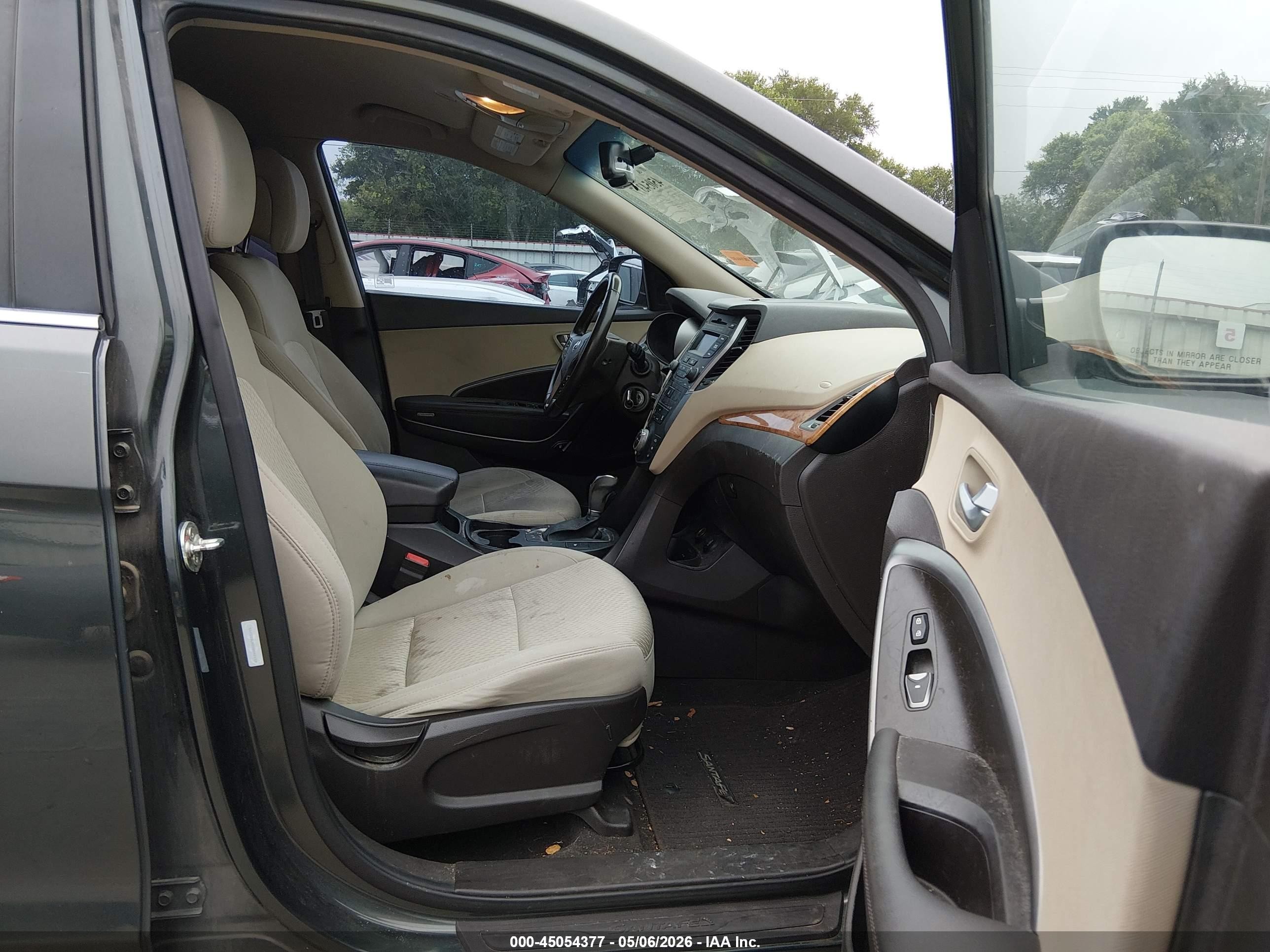 2013 Hyundai Santa Fe Sport Gray vin: 5XYZU3LB8DG042152