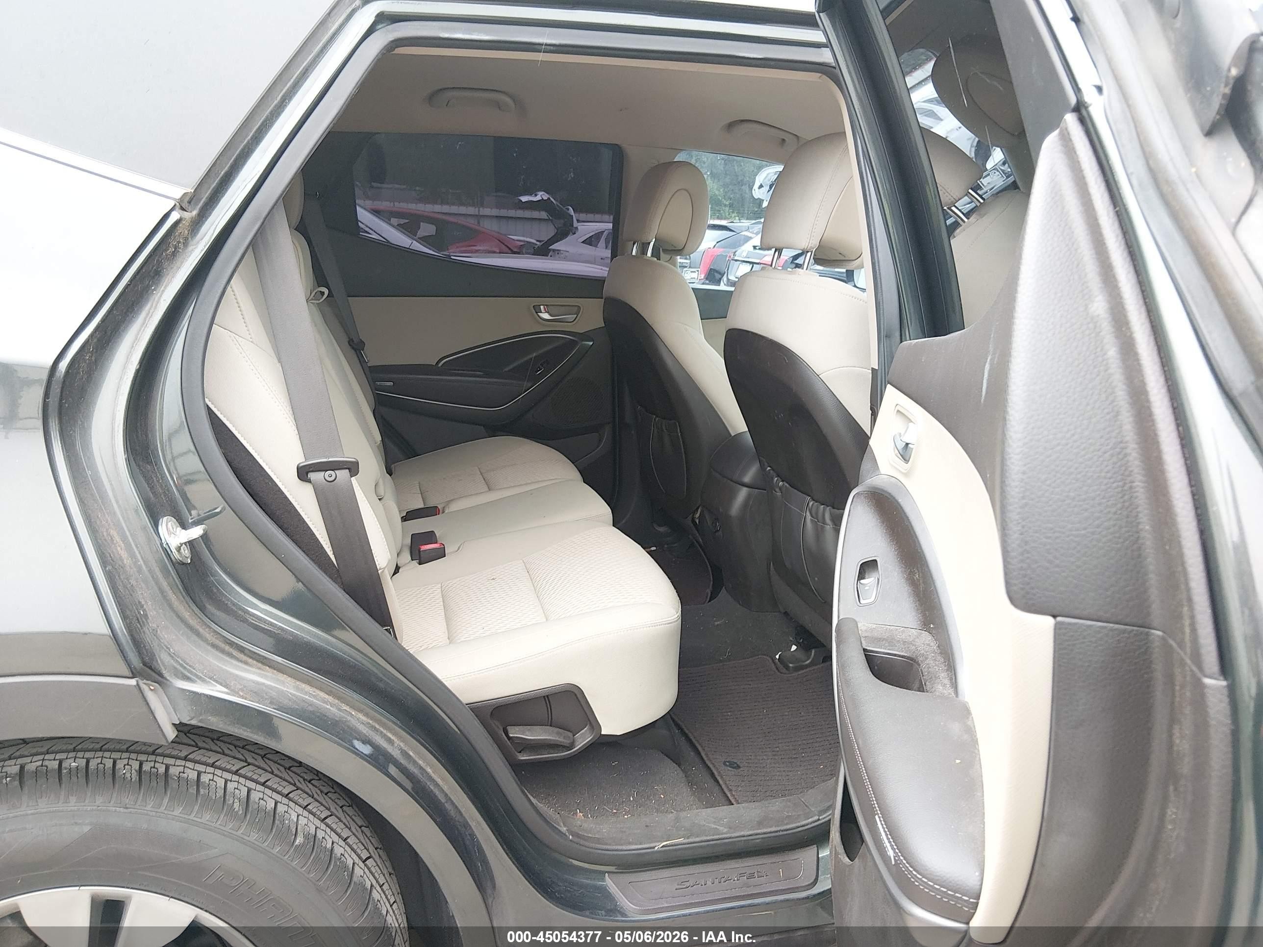 2013 Hyundai Santa Fe Sport Gray vin: 5XYZU3LB8DG042152