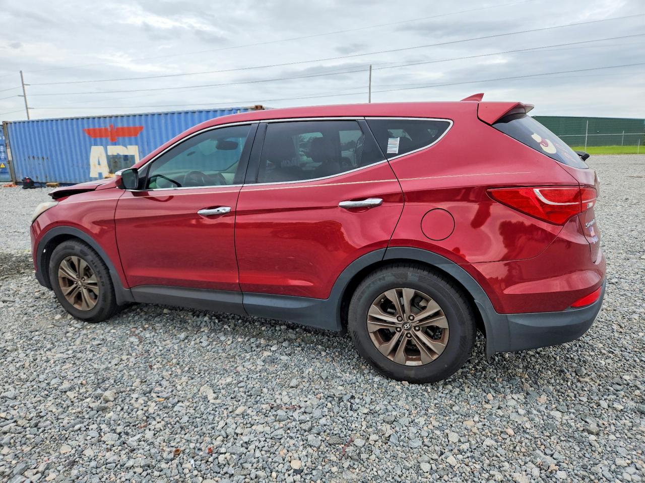2013 Hyundai Santa Fe Sport 2.4l Red vin: 5XYZU3LB8DG062952