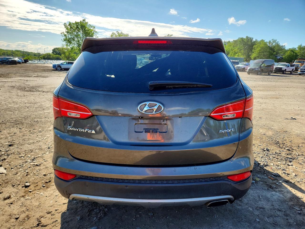 2013 Hyundai Santa Fe Sport 2.4l Brown vin: 5XYZU3LB8DG079573