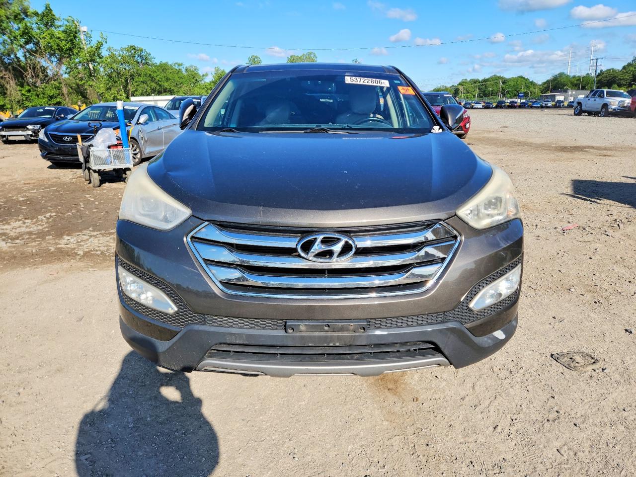 2013 Hyundai Santa Fe Sport 2.4l Brown vin: 5XYZU3LB8DG079573