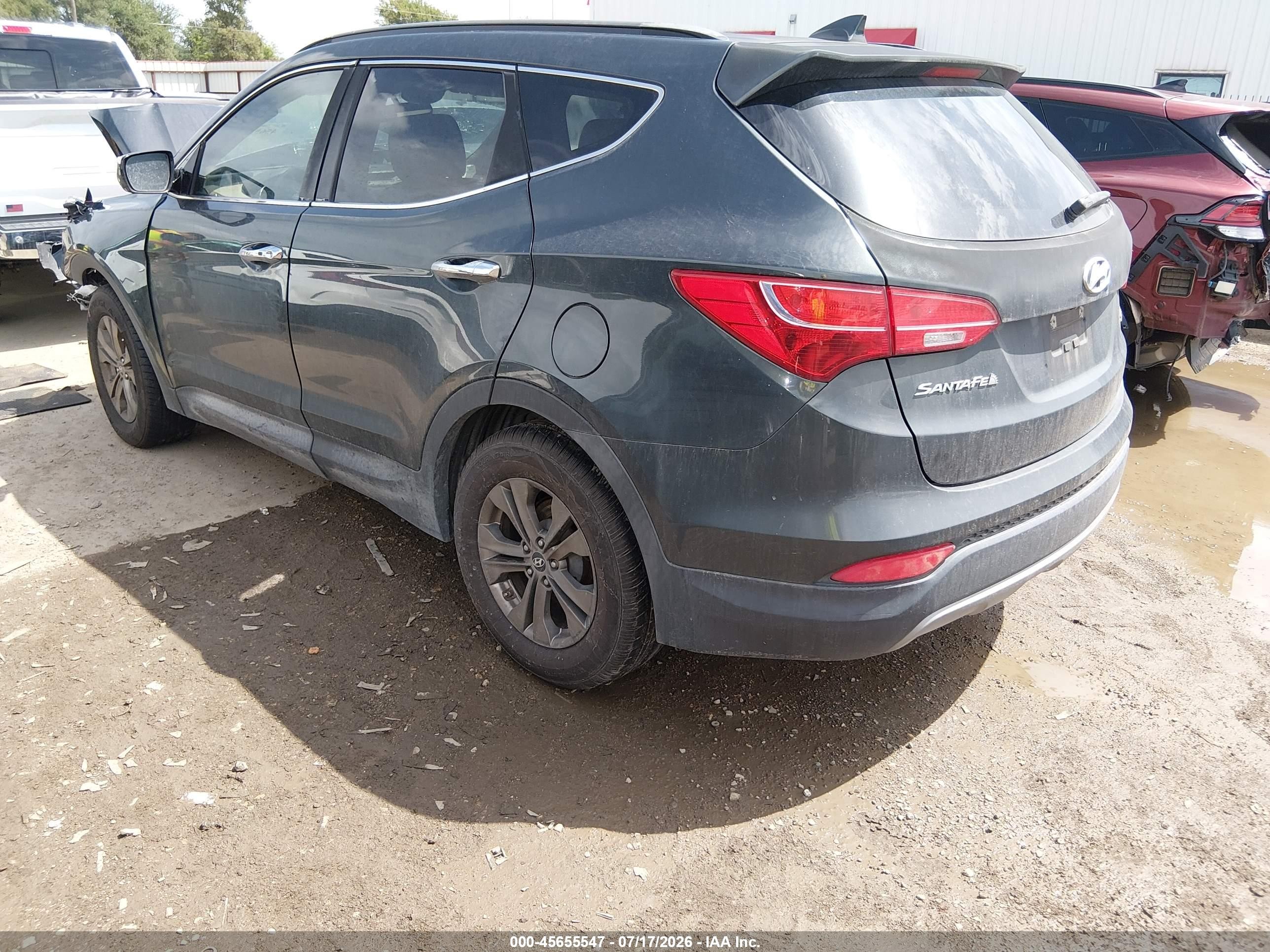 2013 Hyundai Santa Fe Sport Серый vin: 5XYZU3LB8DG079685