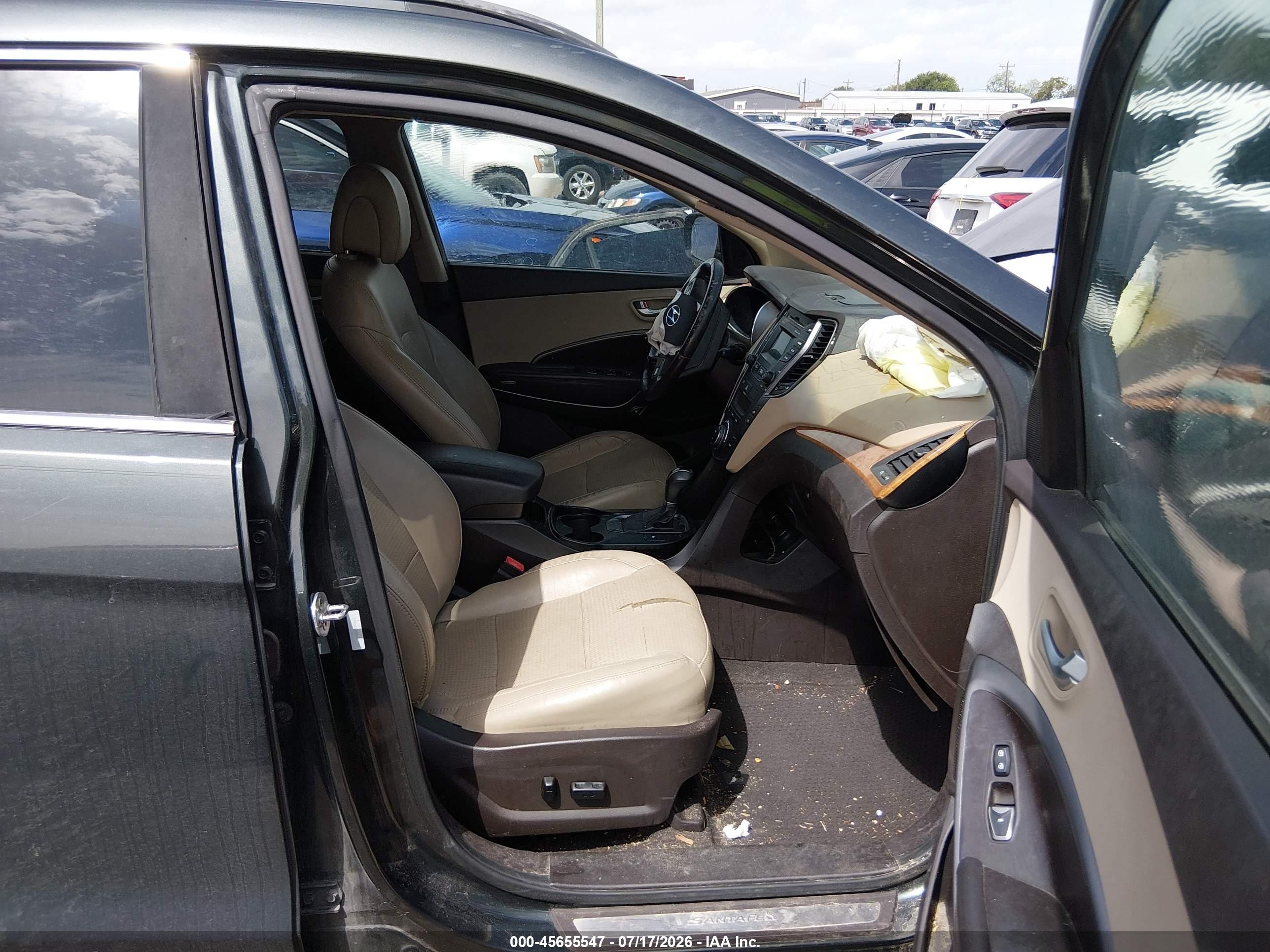 2013 Hyundai Santa Fe Sport Серый vin: 5XYZU3LB8DG079685