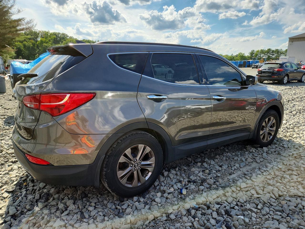 2014 Hyundai Santa Fe Sport 2.4l Gray vin: 5XYZU3LB8EG143922
