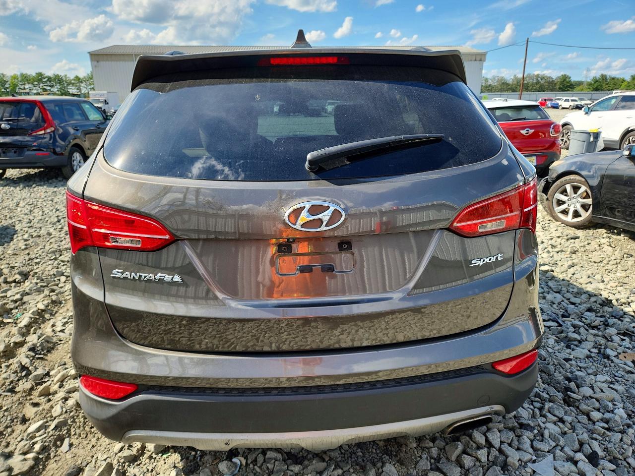 2014 Hyundai Santa Fe Sport 2.4l Gray vin: 5XYZU3LB8EG143922