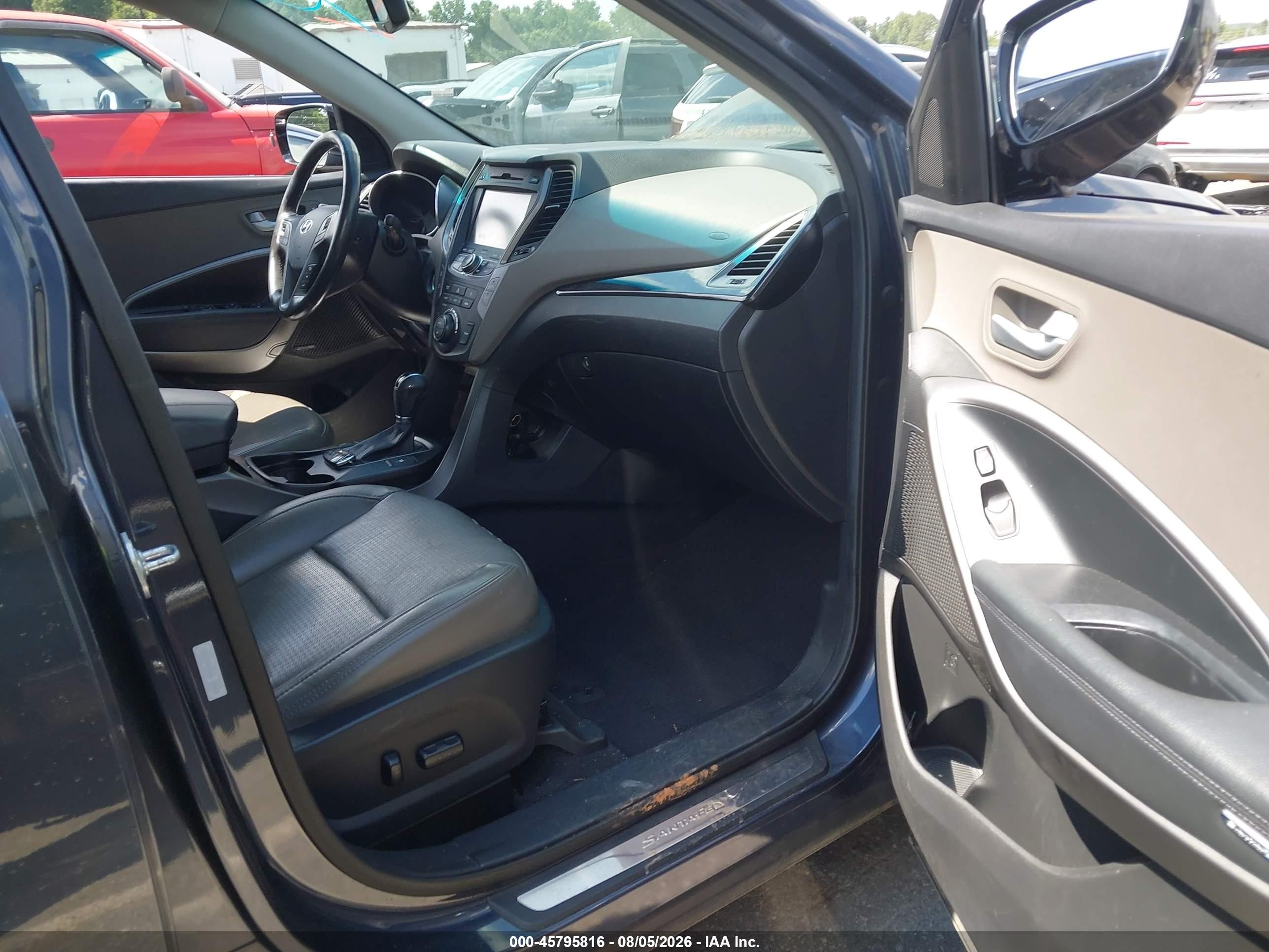2014 Hyundai Santa Fe Sport 2.4l Gray vin: 5XYZU3LB8EG150644