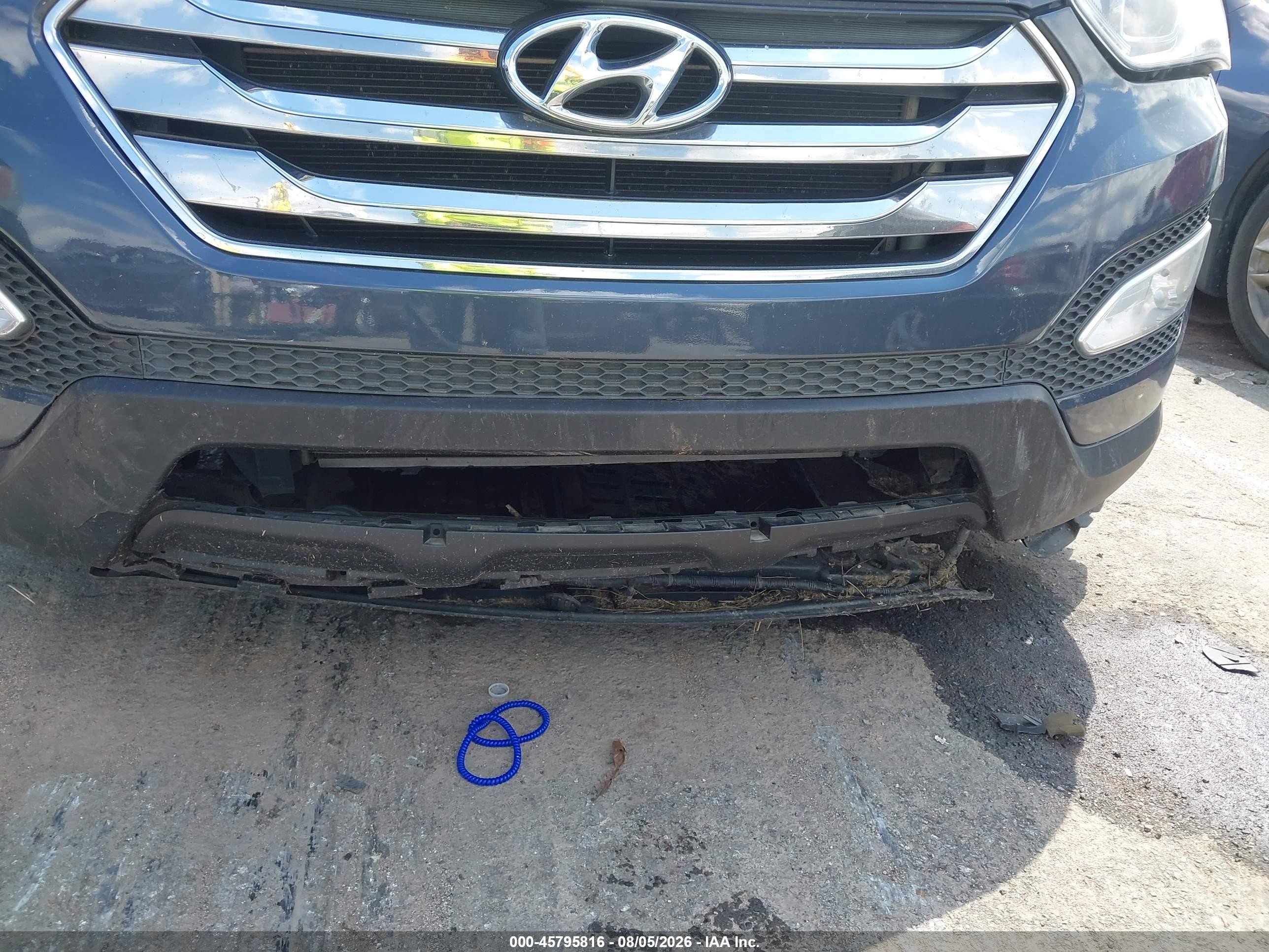 2014 Hyundai Santa Fe Sport 2.4l Gray vin: 5XYZU3LB8EG150644