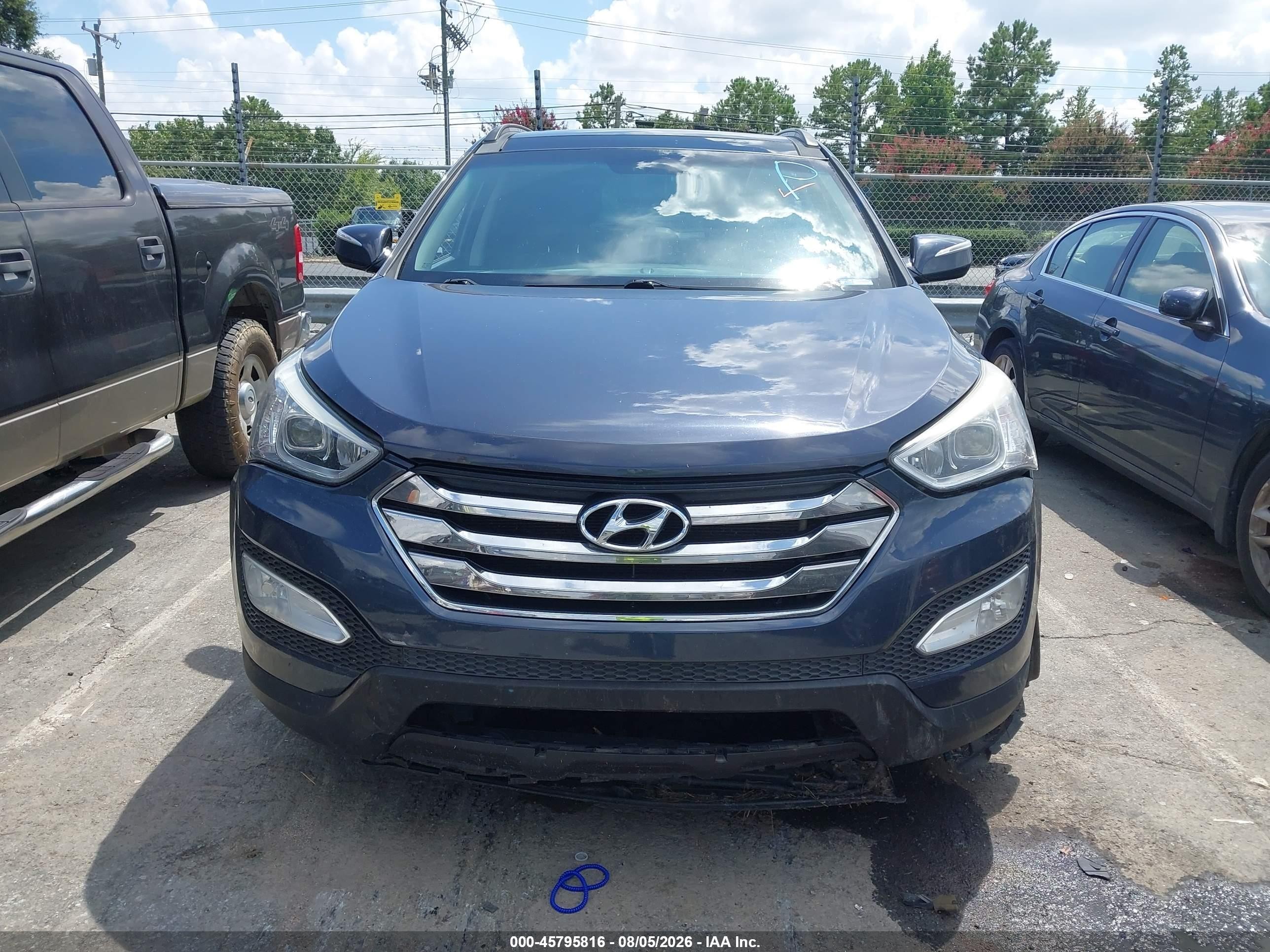 2014 Hyundai Santa Fe Sport 2.4l Gray vin: 5XYZU3LB8EG150644