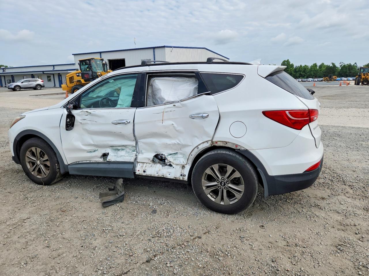 2014 Hyundai Santa Fe Sport 2.4l White vin: 5XYZU3LB8EG165550