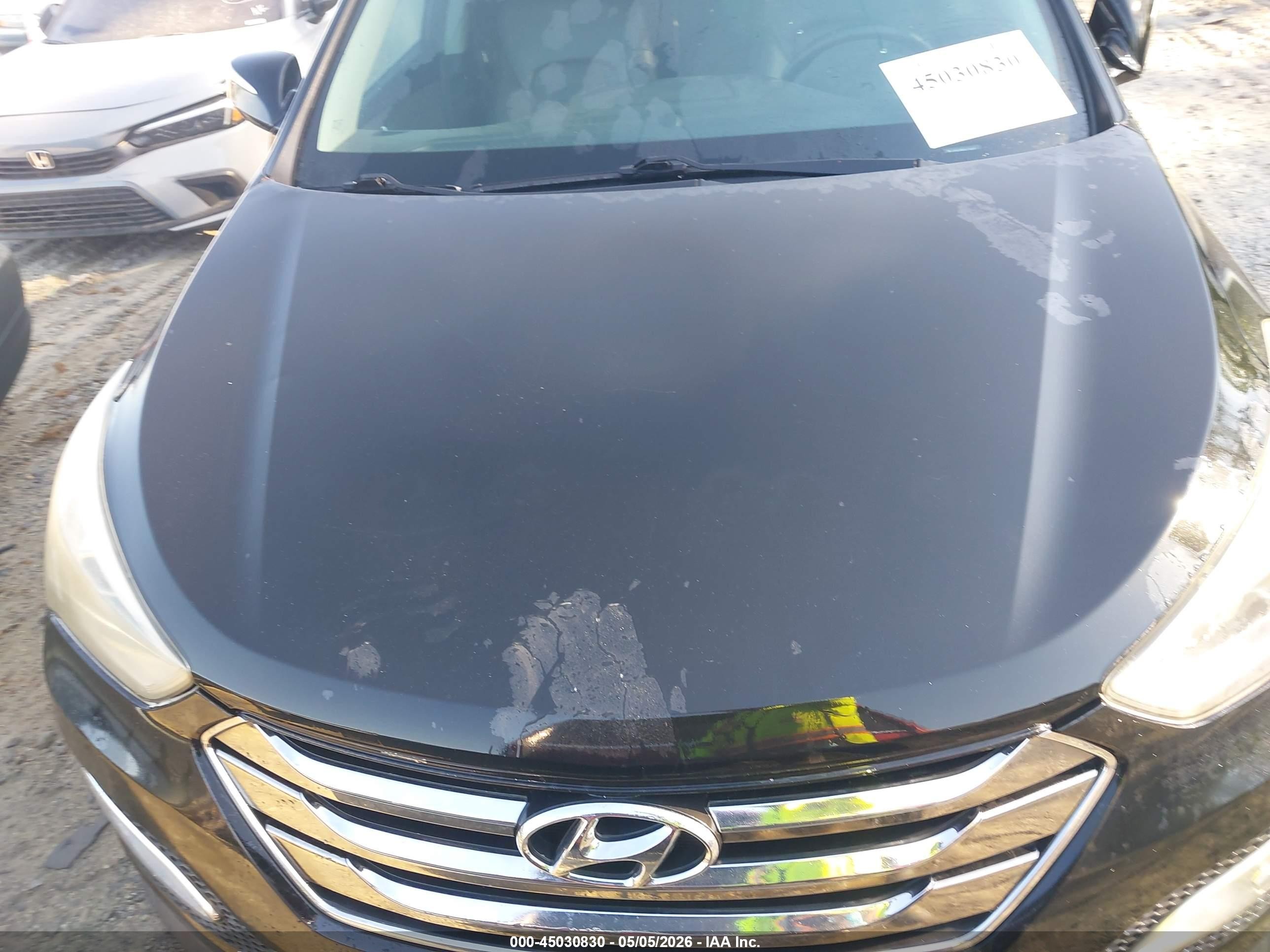 2014 Hyundai Santa Fe Sport 2.4l Черный vin: 5XYZU3LB8EG176290