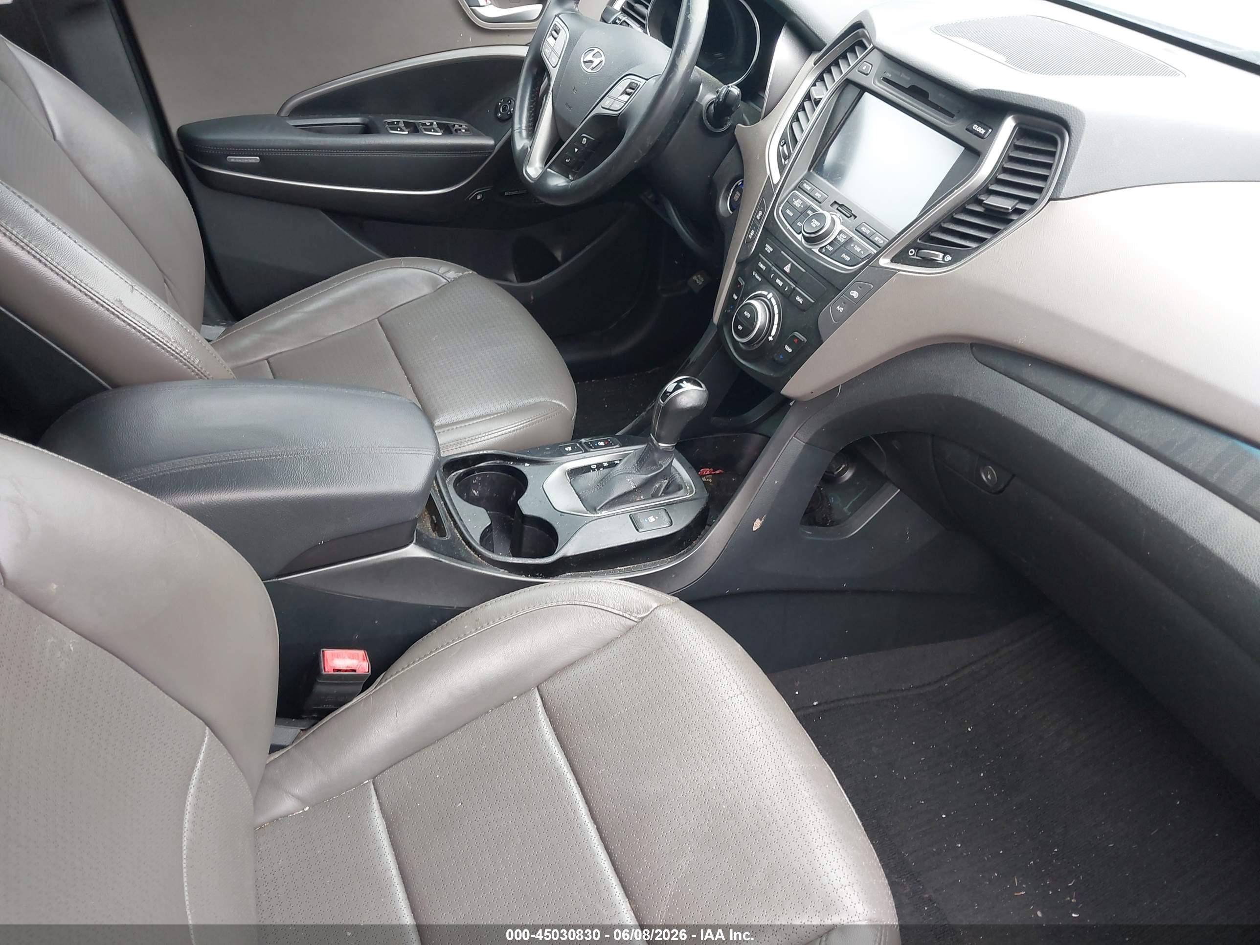 2014 Hyundai Santa Fe Sport 2.4l Черный vin: 5XYZU3LB8EG176290