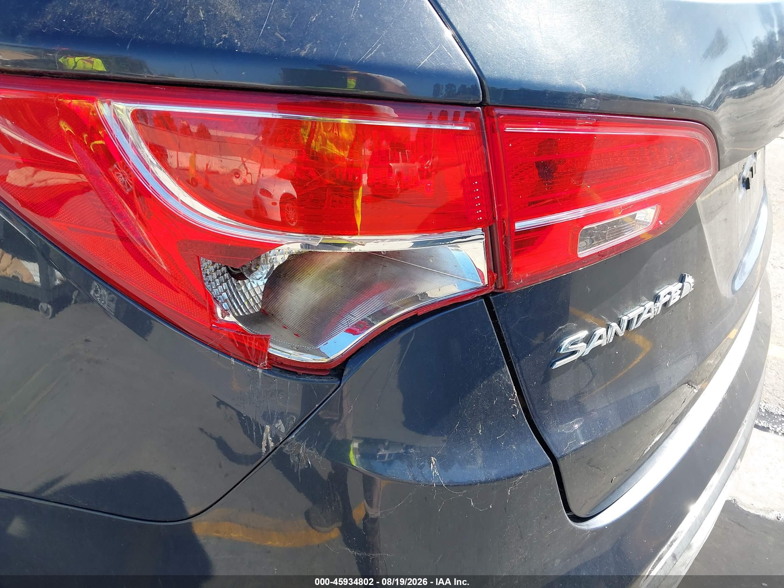 2014 Hyundai Santa Fe Sport 2.4l Gray vin: 5XYZU3LB8EG176466