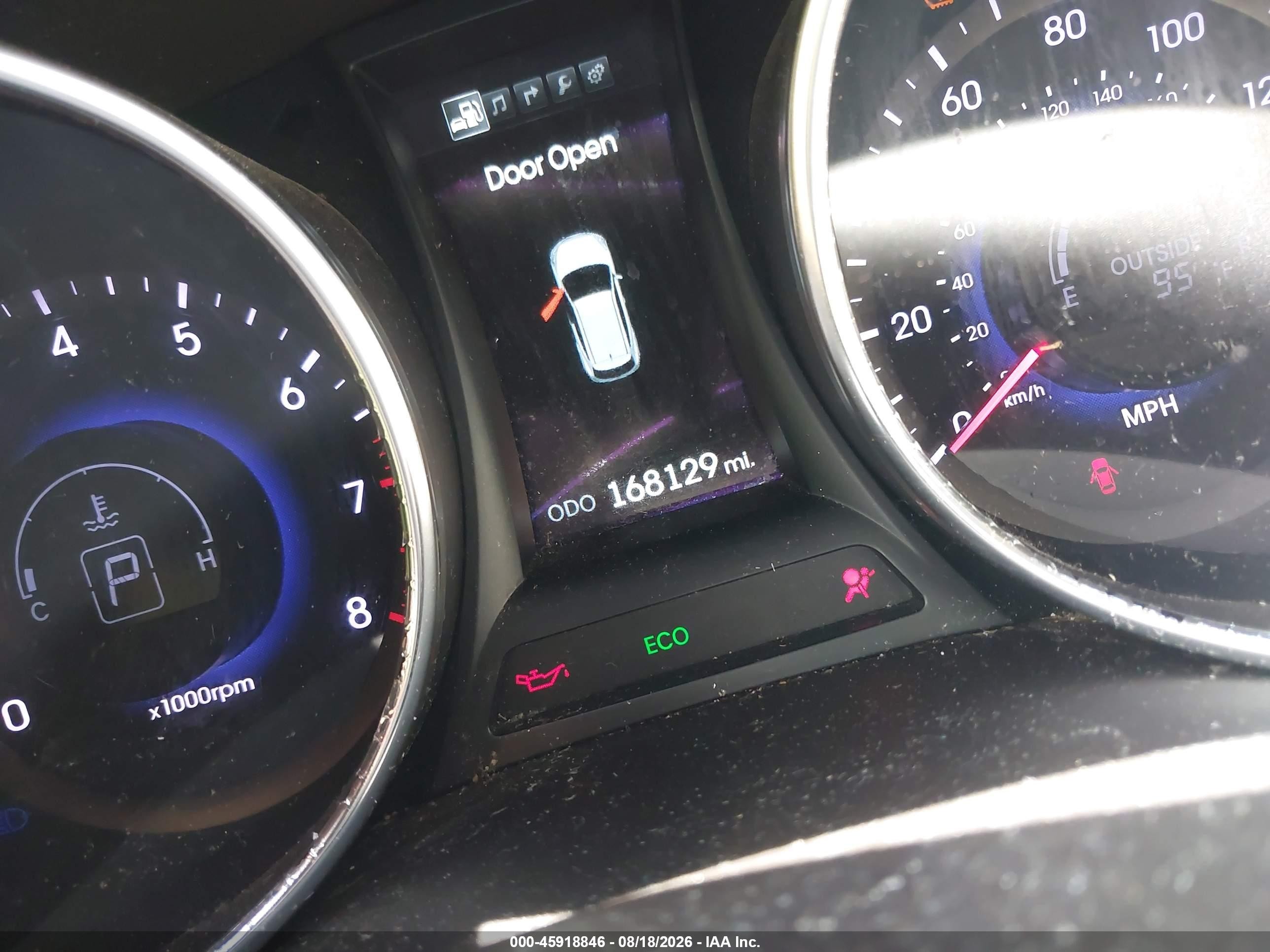 2014 Hyundai Santa Fe Sport 2.4l Blue vin: 5XYZU3LB8EG182316