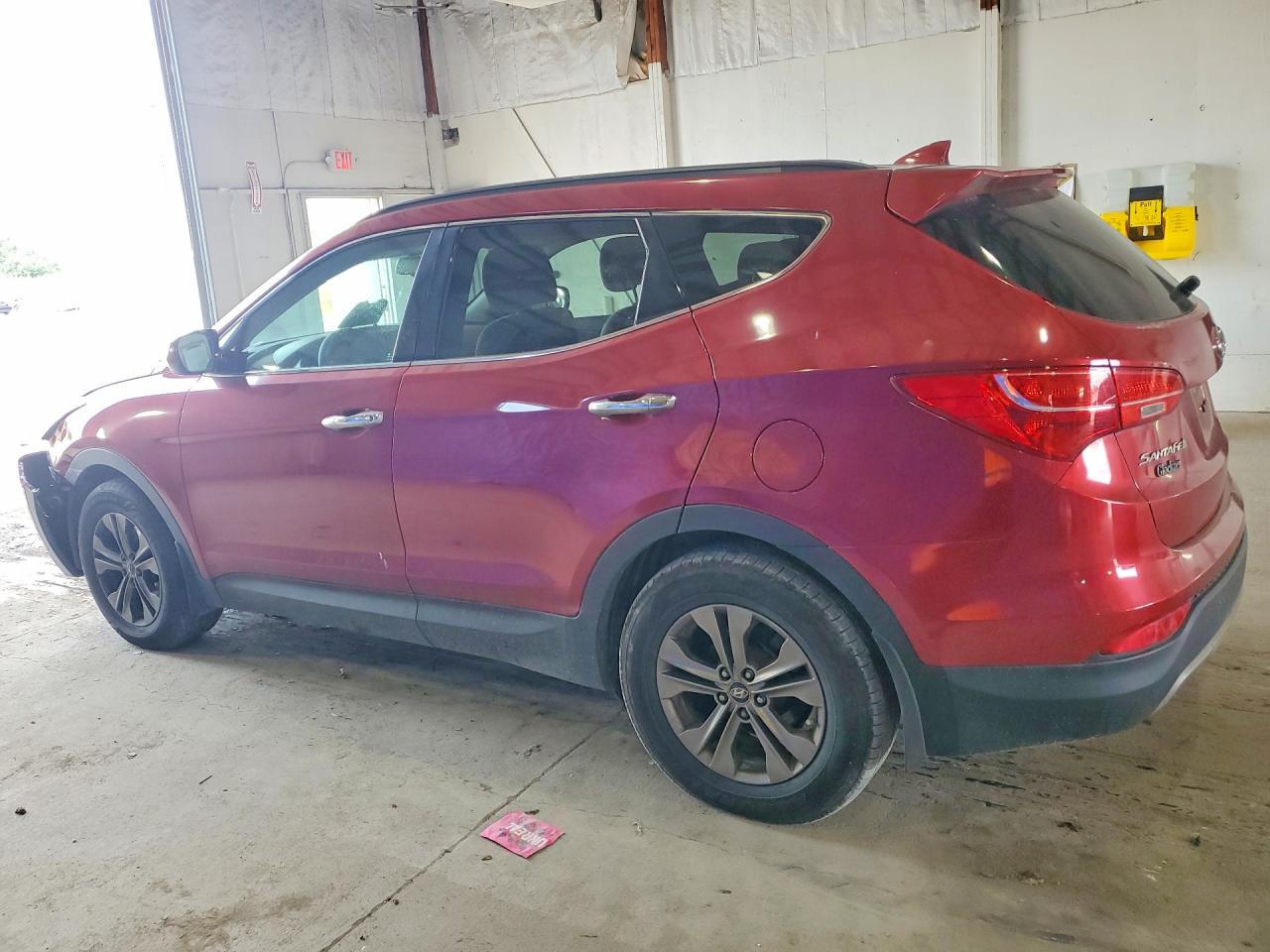 2014 Hyundai Santa Fe Sport 2.4l Red vin: 5XYZU3LB8EG198290