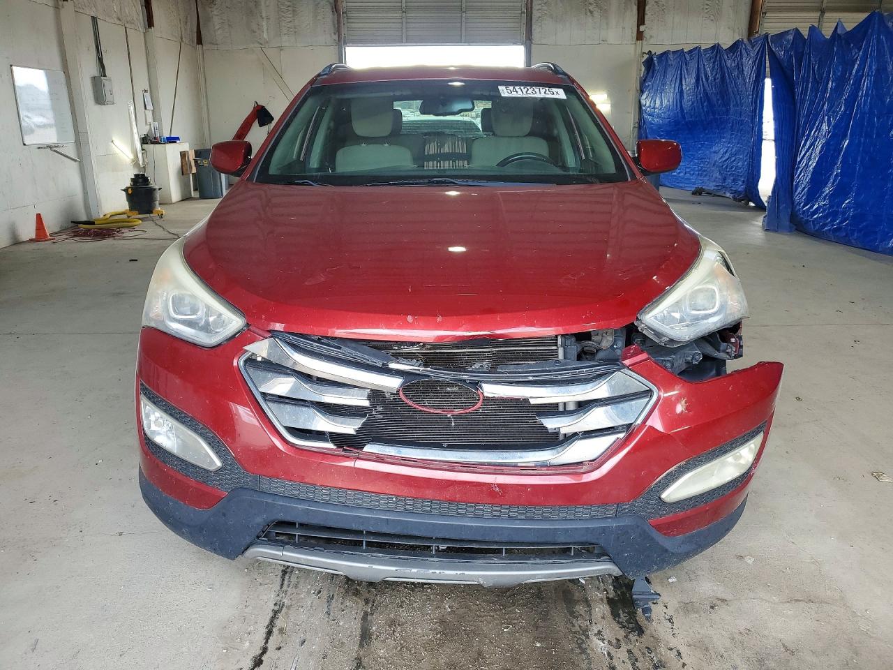 2014 Hyundai Santa Fe Sport 2.4l Red vin: 5XYZU3LB8EG198290