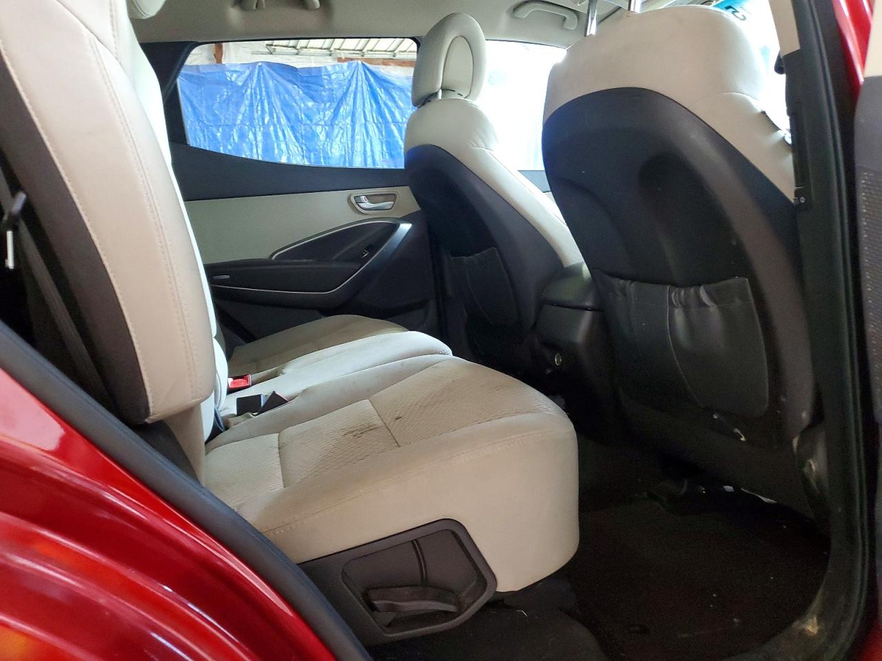 2014 Hyundai Santa Fe Sport 2.4l Red vin: 5XYZU3LB8EG198290