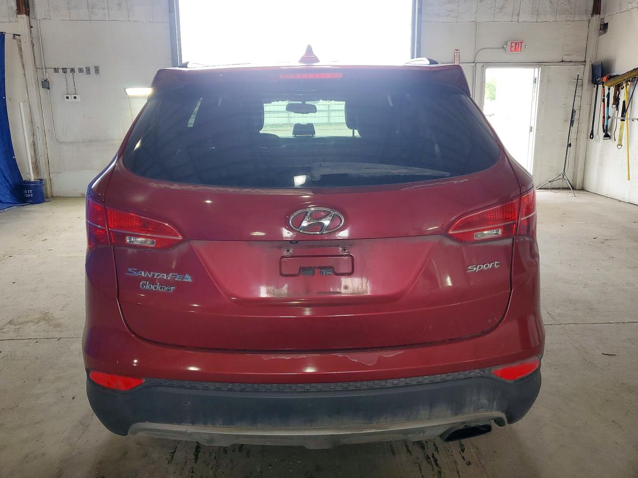2014 Hyundai Santa Fe Sport 2.4l Red vin: 5XYZU3LB8EG198290