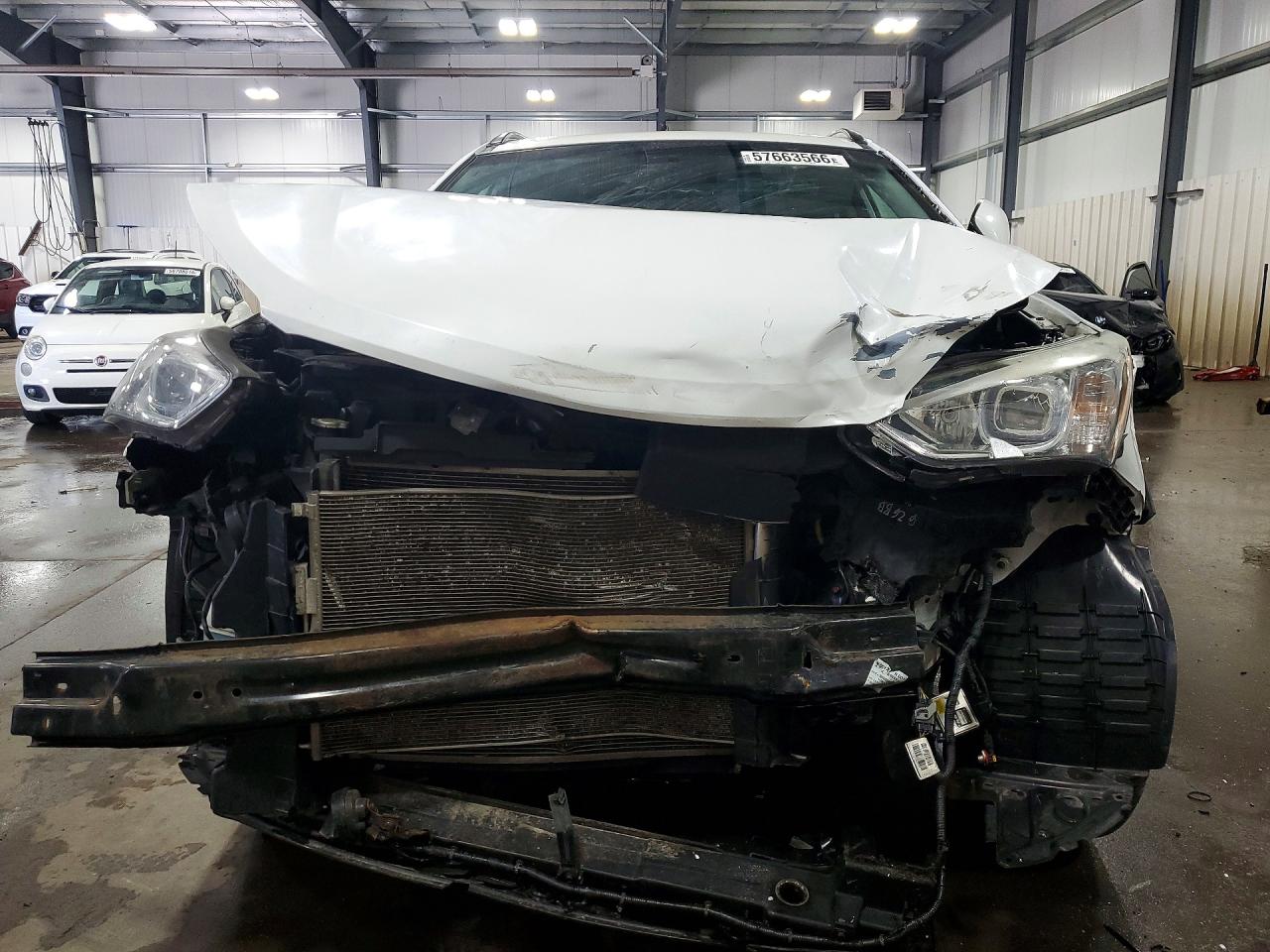 2014 Hyundai Santa Fe Sport 2.4l White vin: 5XYZU3LB8EG209241