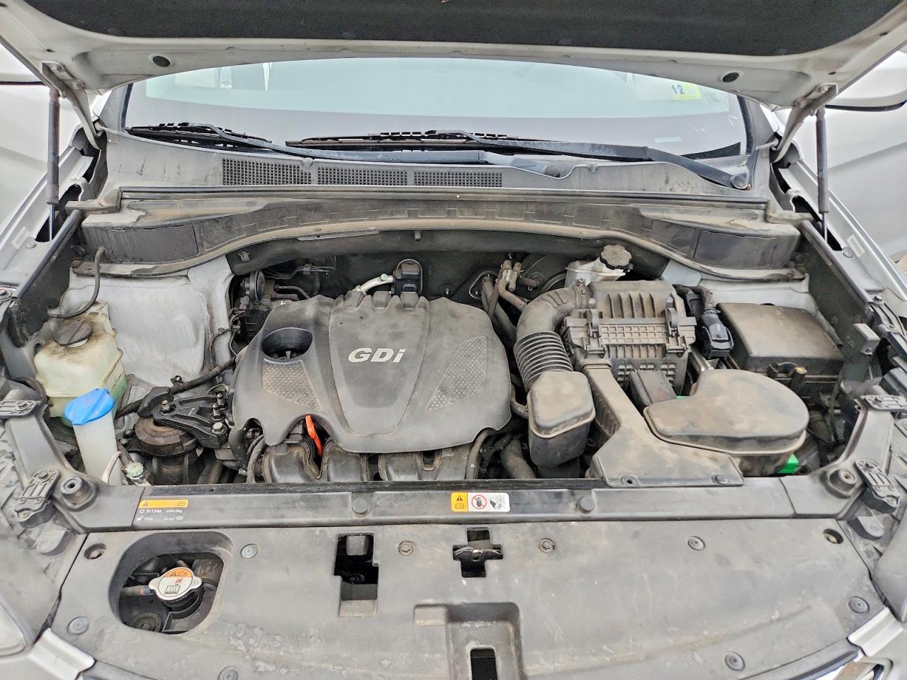 2014 Hyundai Santa Fe Sport 2.4l Серебряный vin: 5XYZU3LB8EG216576