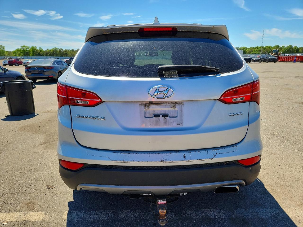 2014 Hyundai Santa Fe Sport 2.4l Silver vin: 5XYZU3LB8EG222359
