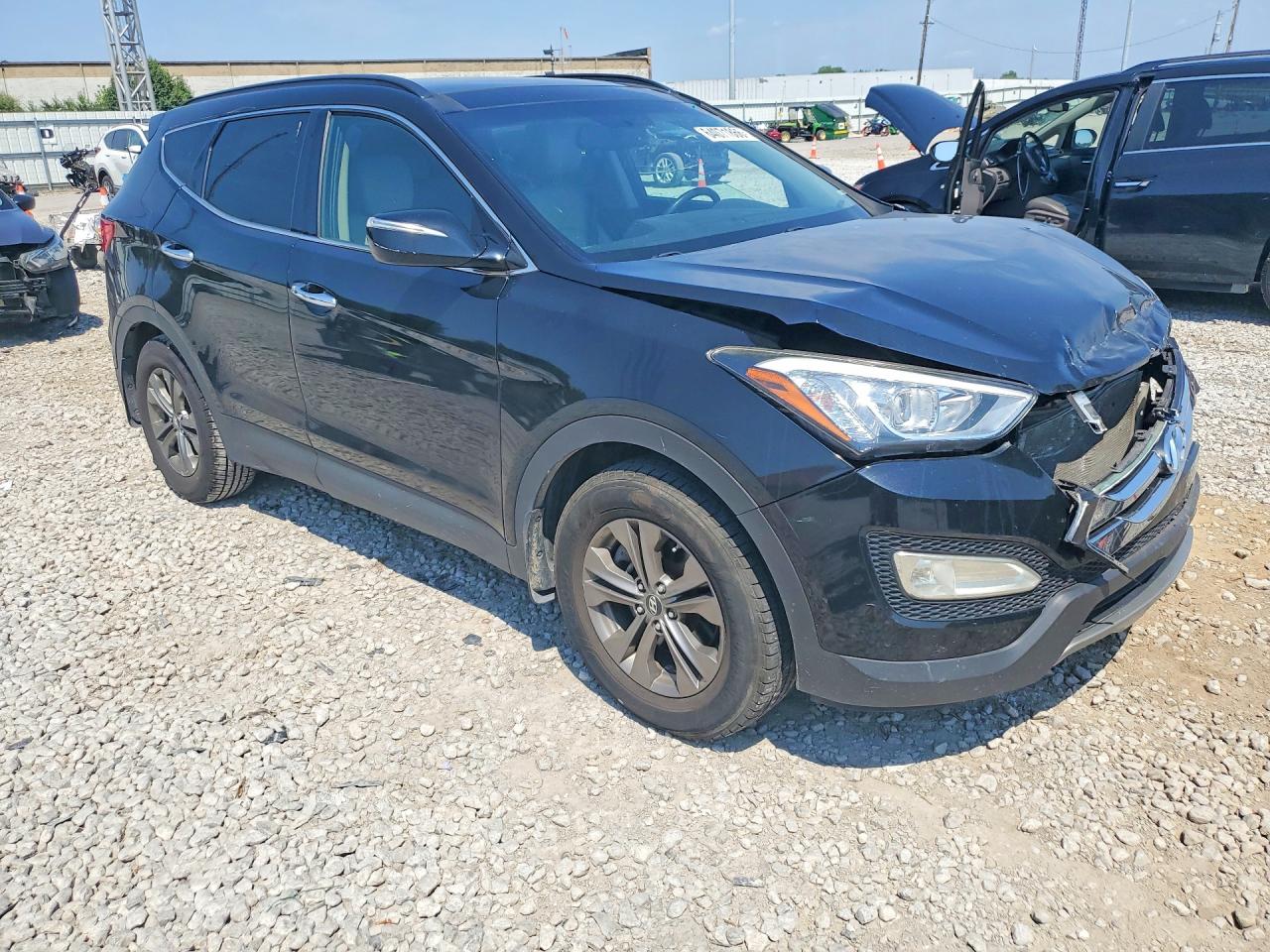 2014 Hyundai Santa Fe Sport 2.4l Black vin: 5XYZU3LB8EG226475