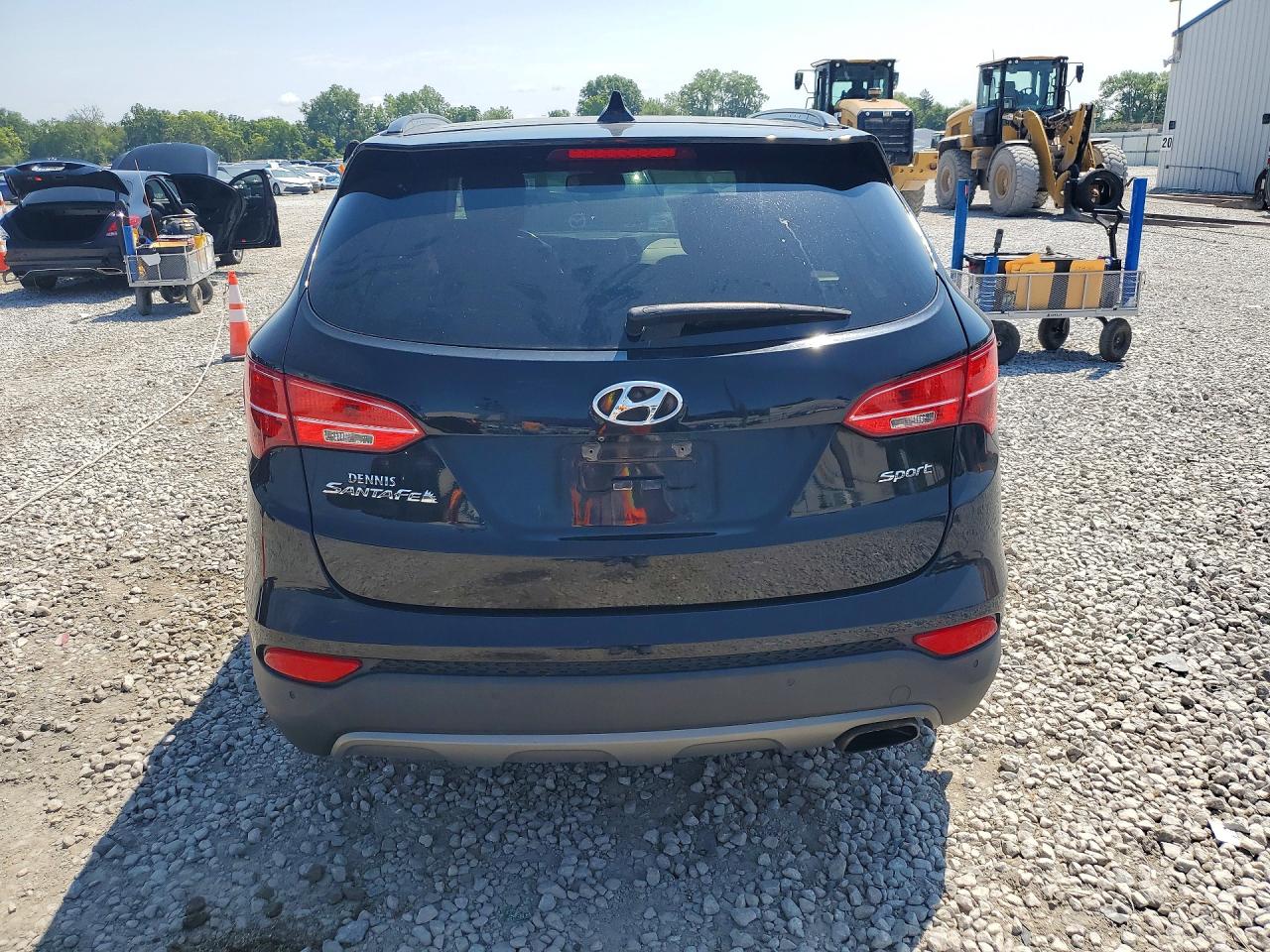 2014 Hyundai Santa Fe Sport 2.4l Black vin: 5XYZU3LB8EG226475