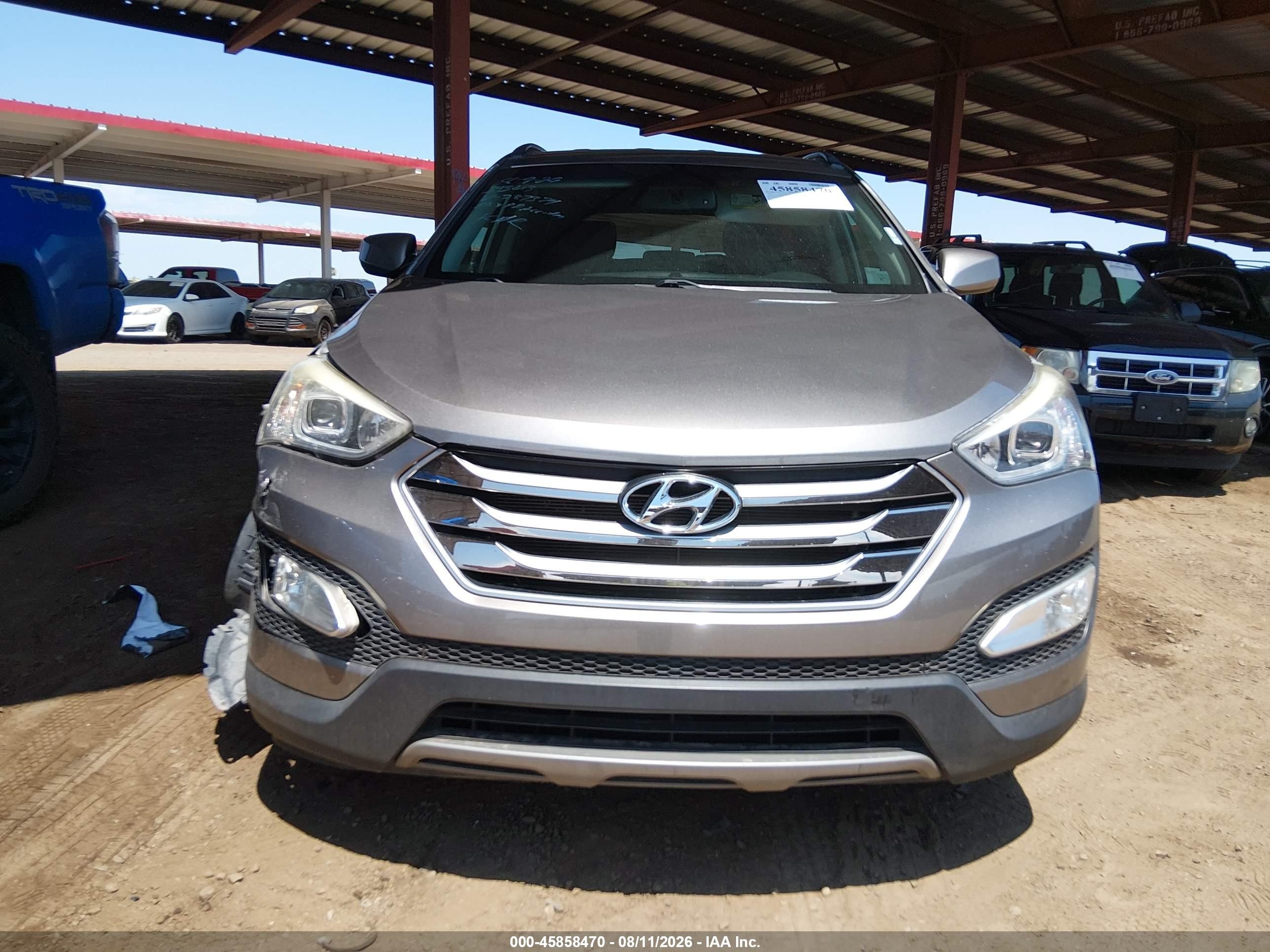 2015 Hyundai Santa Fe Sport 2.4l Gray vin: 5XYZU3LB8FG287374