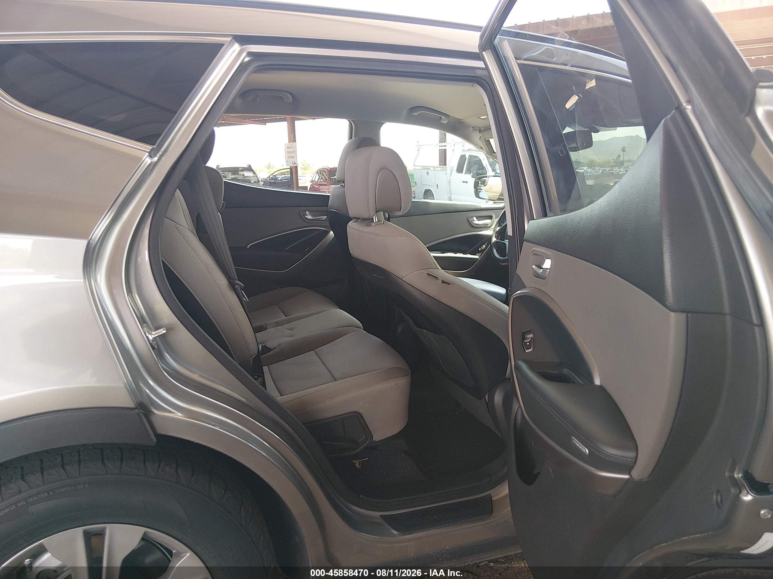 2015 Hyundai Santa Fe Sport 2.4l Gray vin: 5XYZU3LB8FG287374