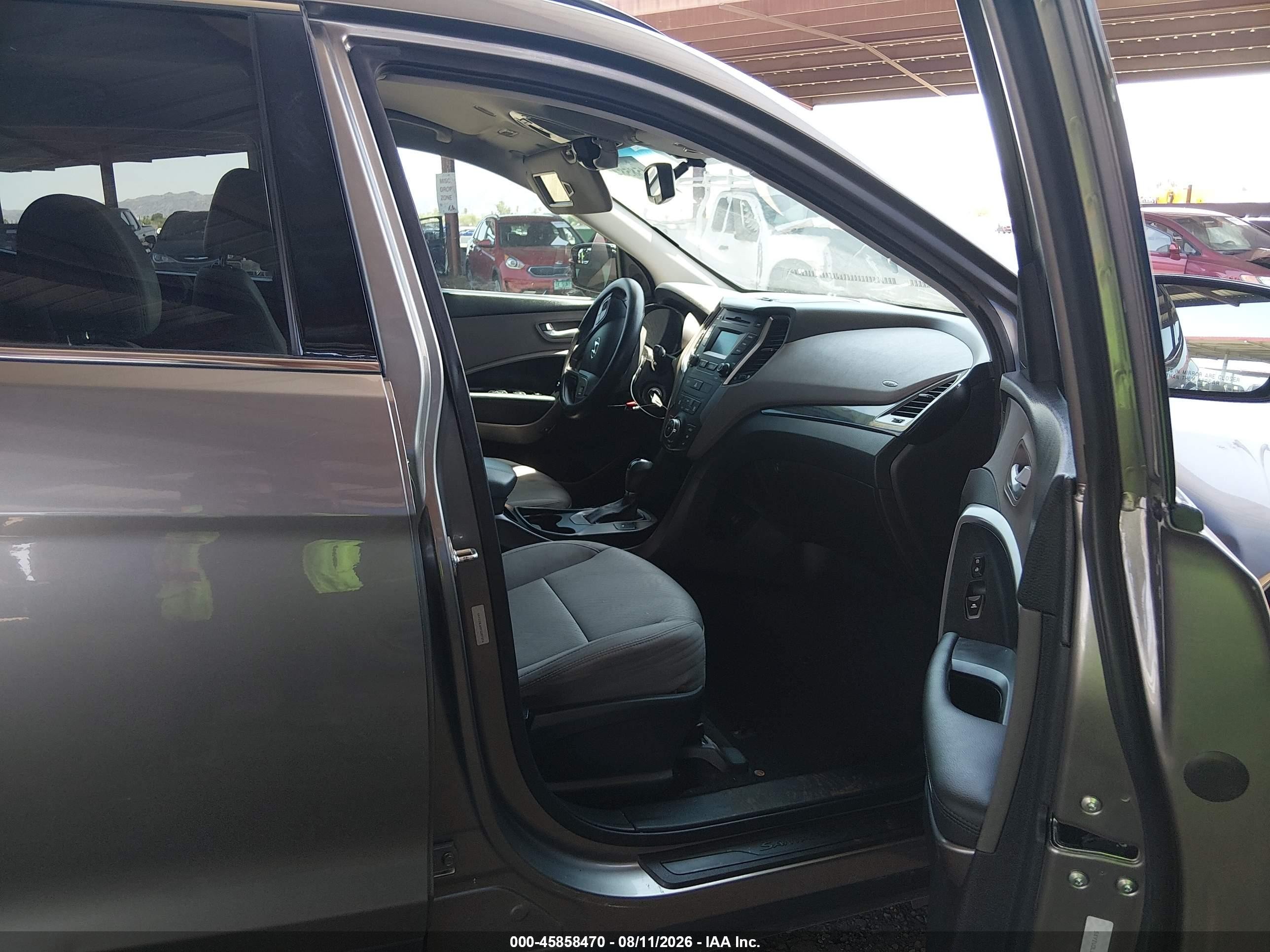 2015 Hyundai Santa Fe Sport 2.4l Gray vin: 5XYZU3LB8FG287374