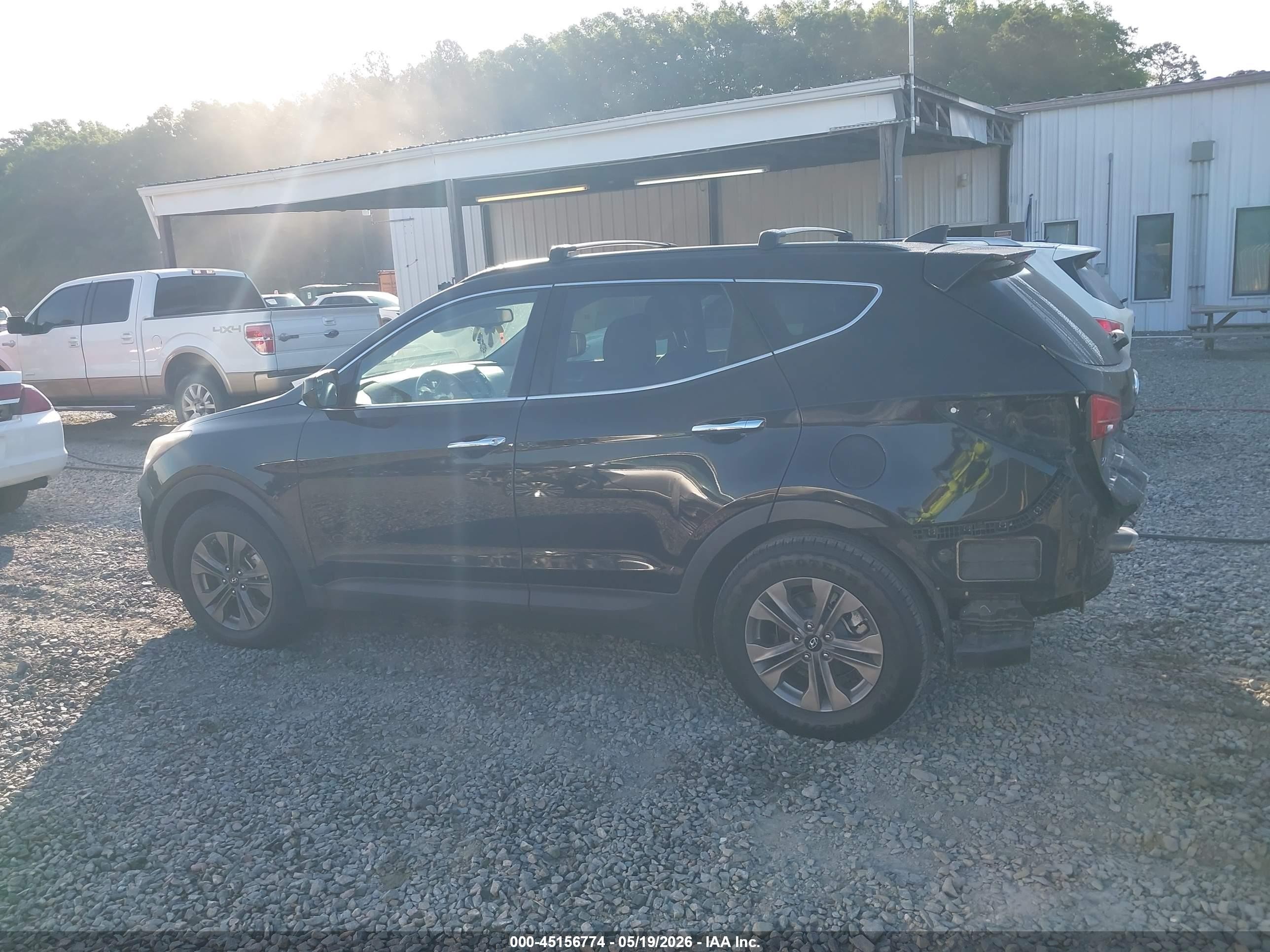 2016 Hyundai Santa Fe Sport 2.4l Black vin: 5XYZU3LB8GG363564