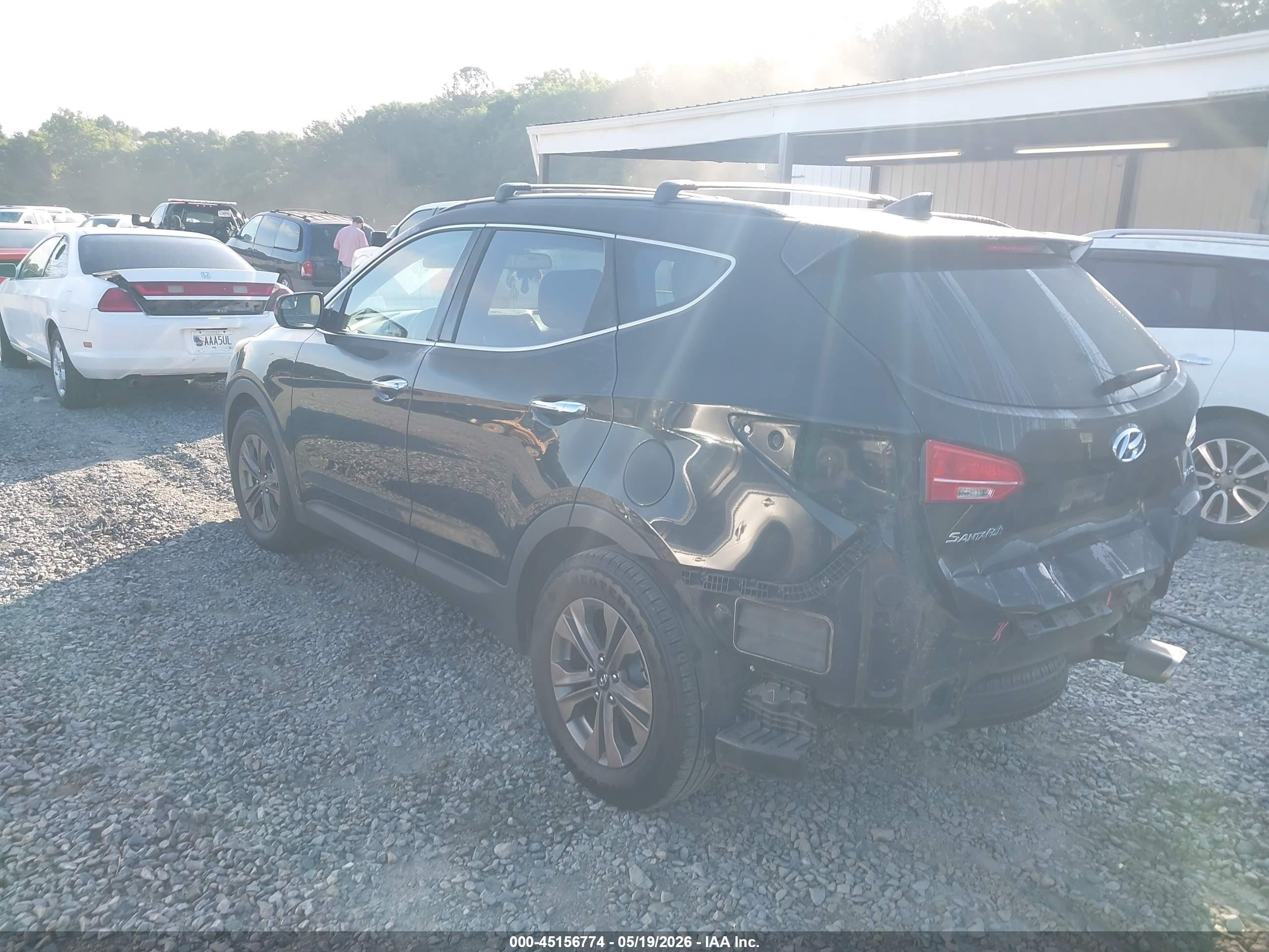 2016 Hyundai Santa Fe Sport 2.4l Black vin: 5XYZU3LB8GG363564