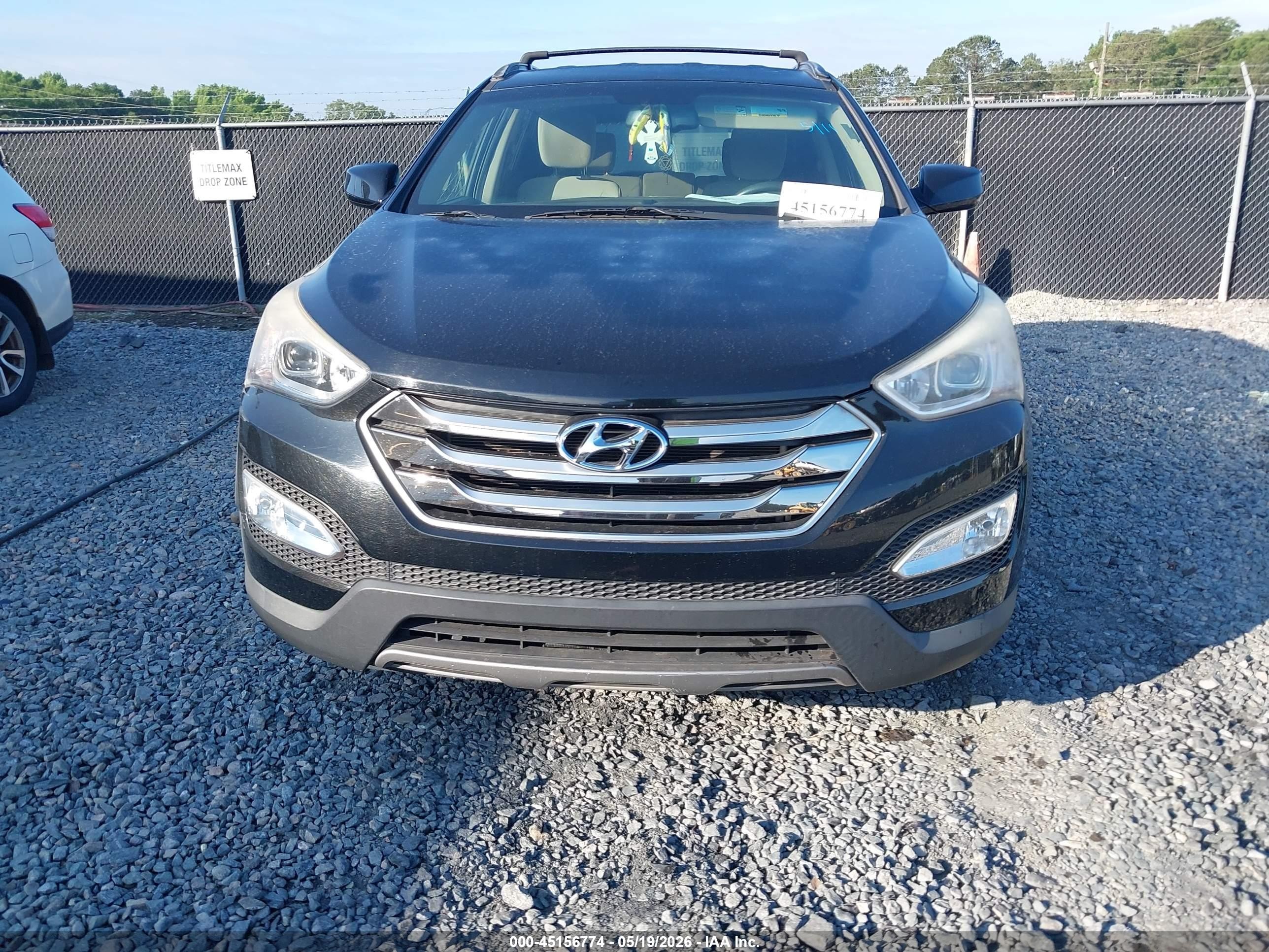 2016 Hyundai Santa Fe Sport 2.4l Black vin: 5XYZU3LB8GG363564