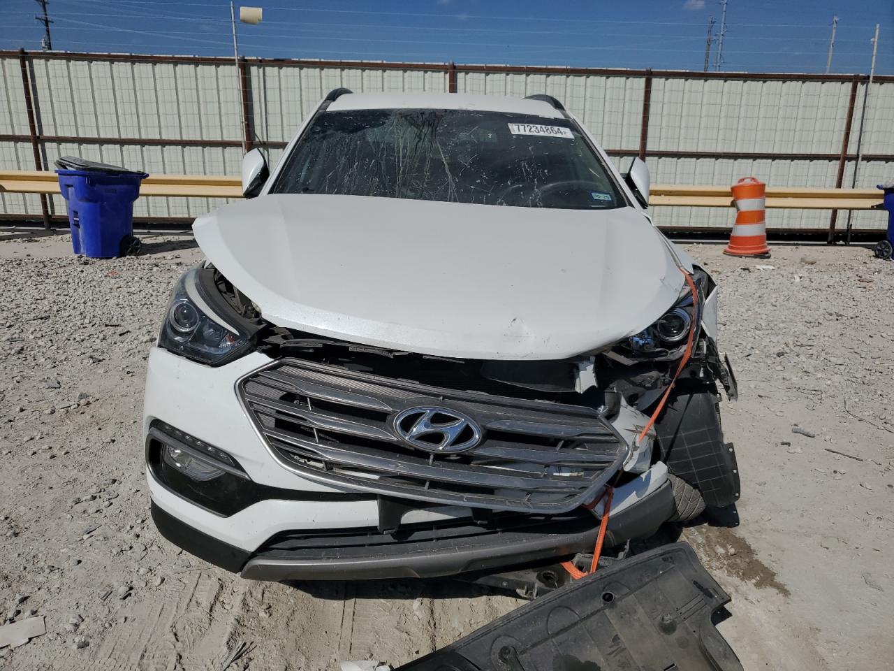 2017 Hyundai Santa Fe Sport White vin: 5XYZU3LB8HG420282