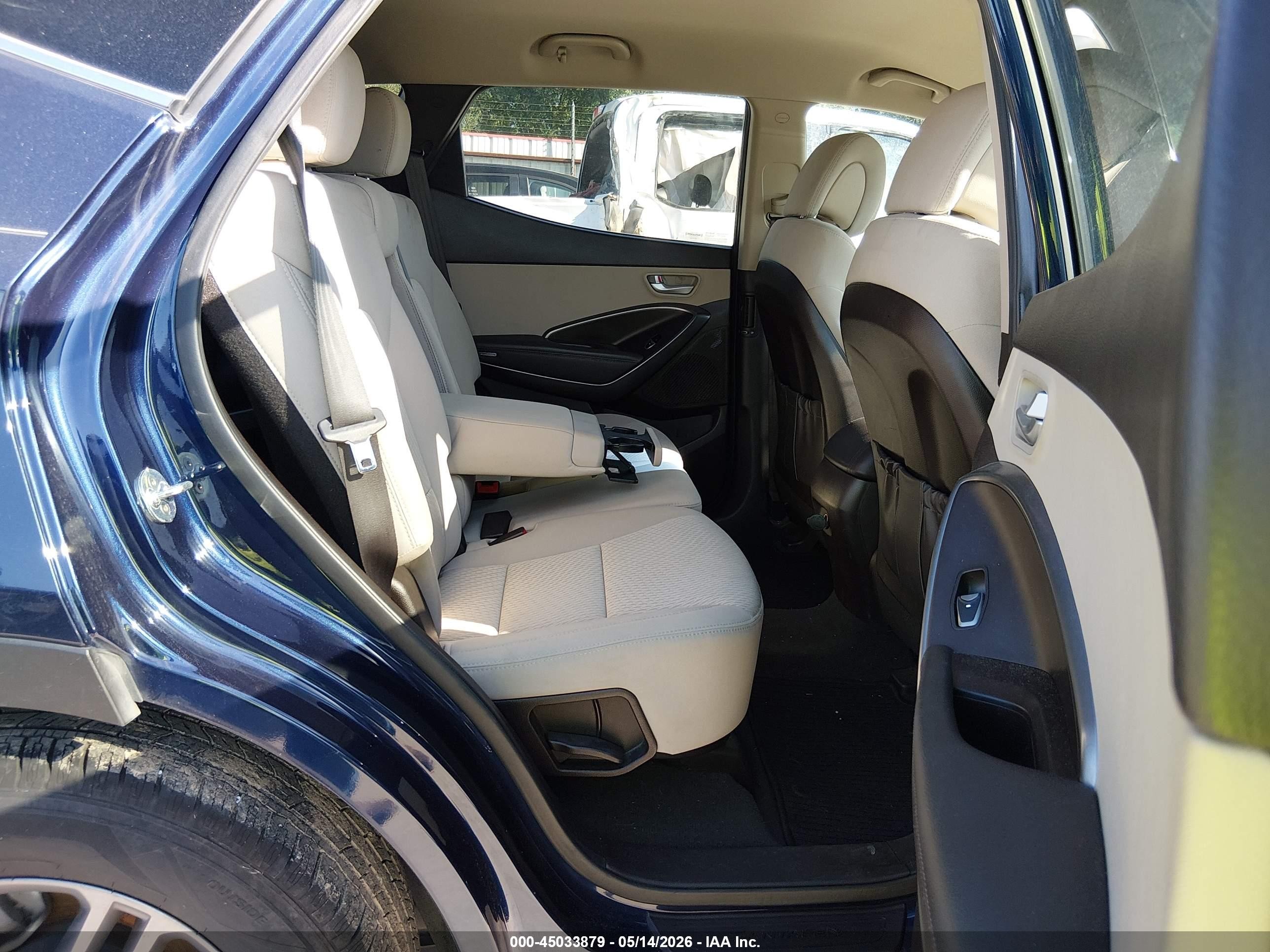 2017 Hyundai Santa Fe Sport 2.4l Dark Blue vin: 5XYZU3LB8HG421710